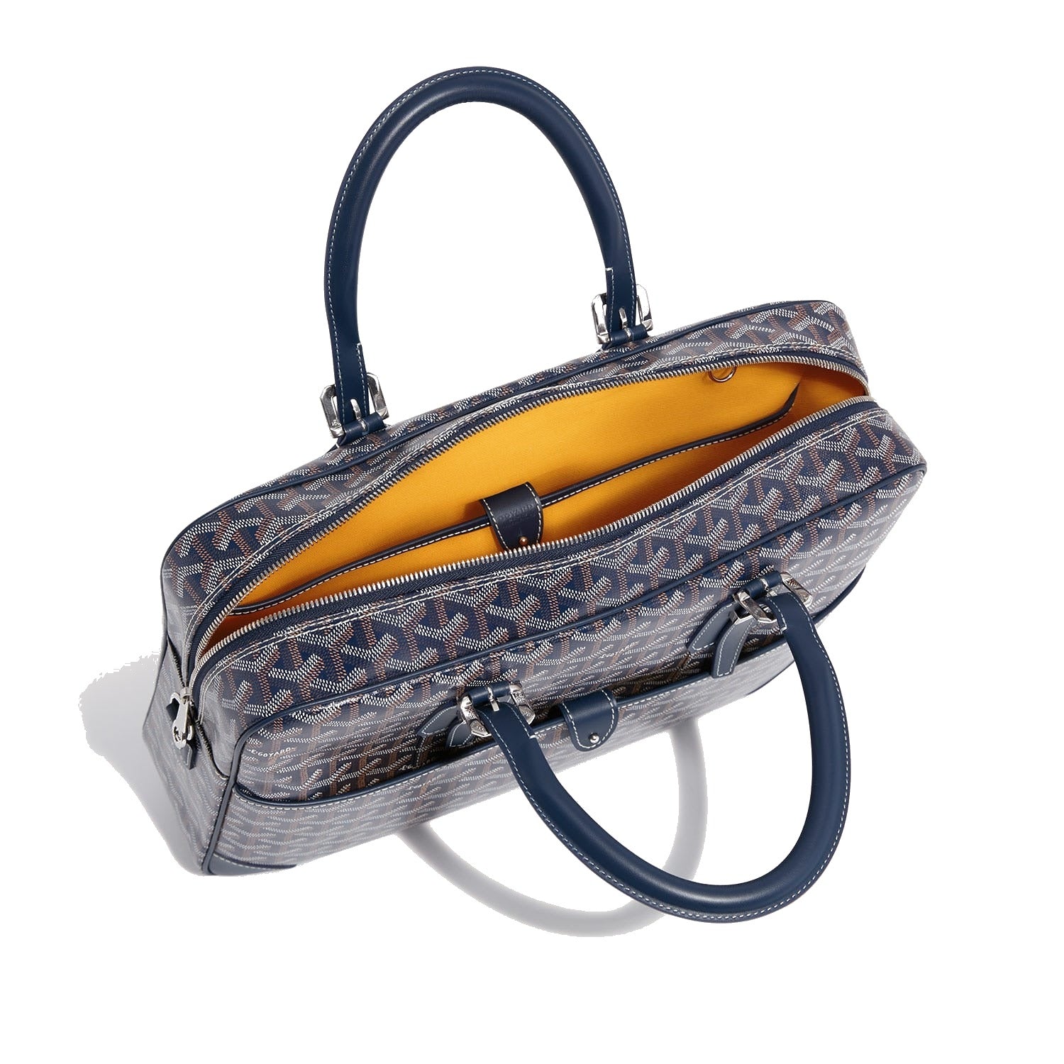 Structured Document Briefcase - Medium - Navy Blue - 20