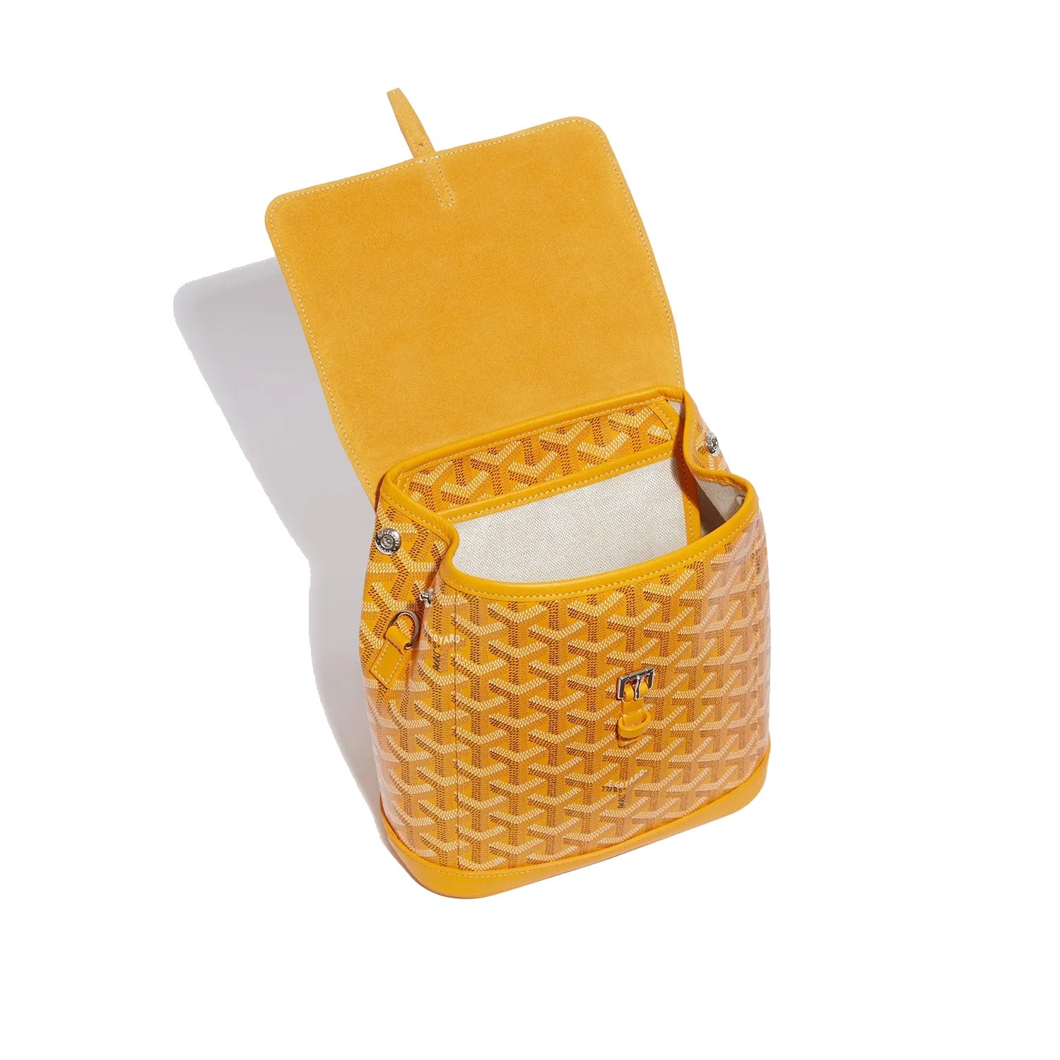 Mini Canvas Backpack - Yellow - 25