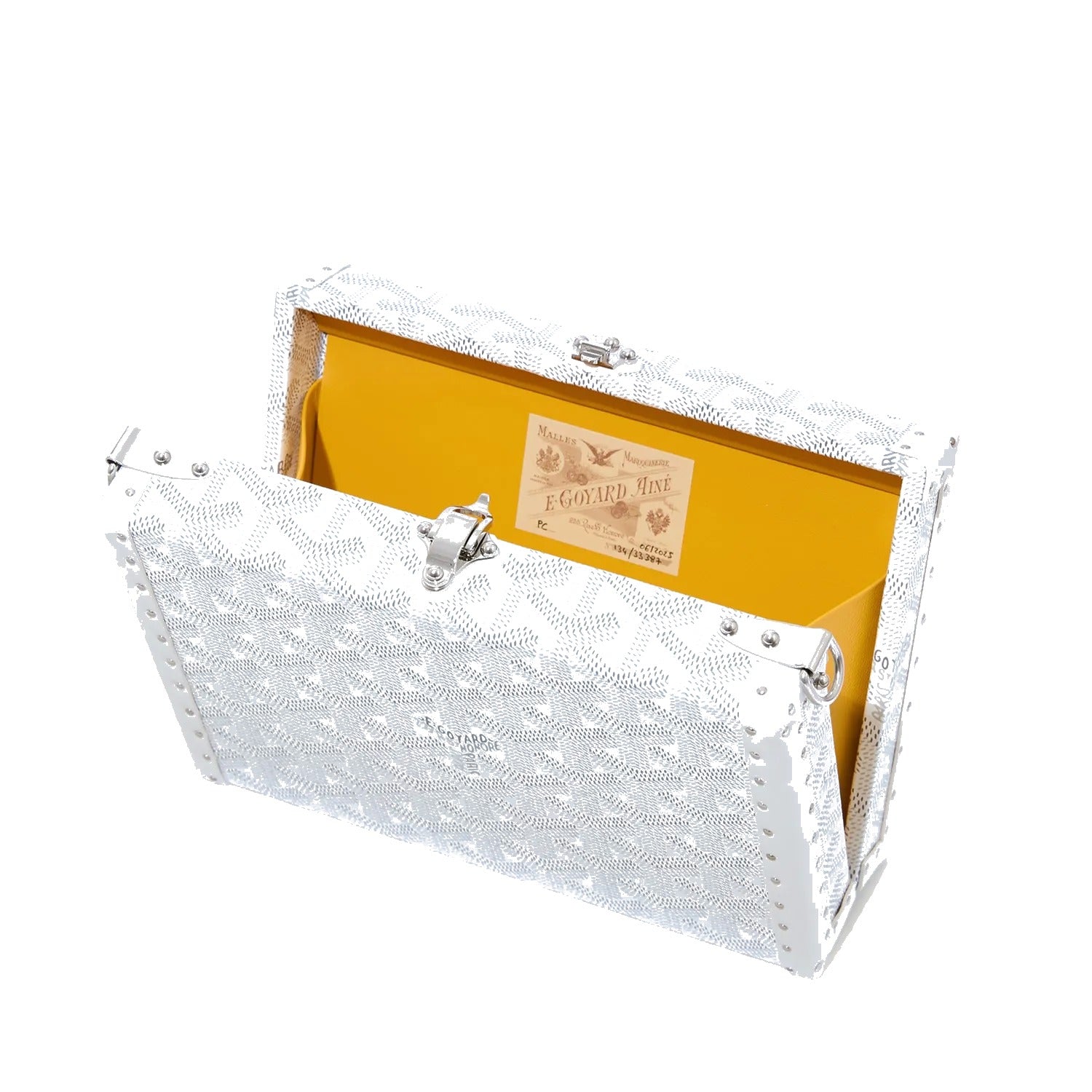 Trunk Crossbody Box Bag - White - 40