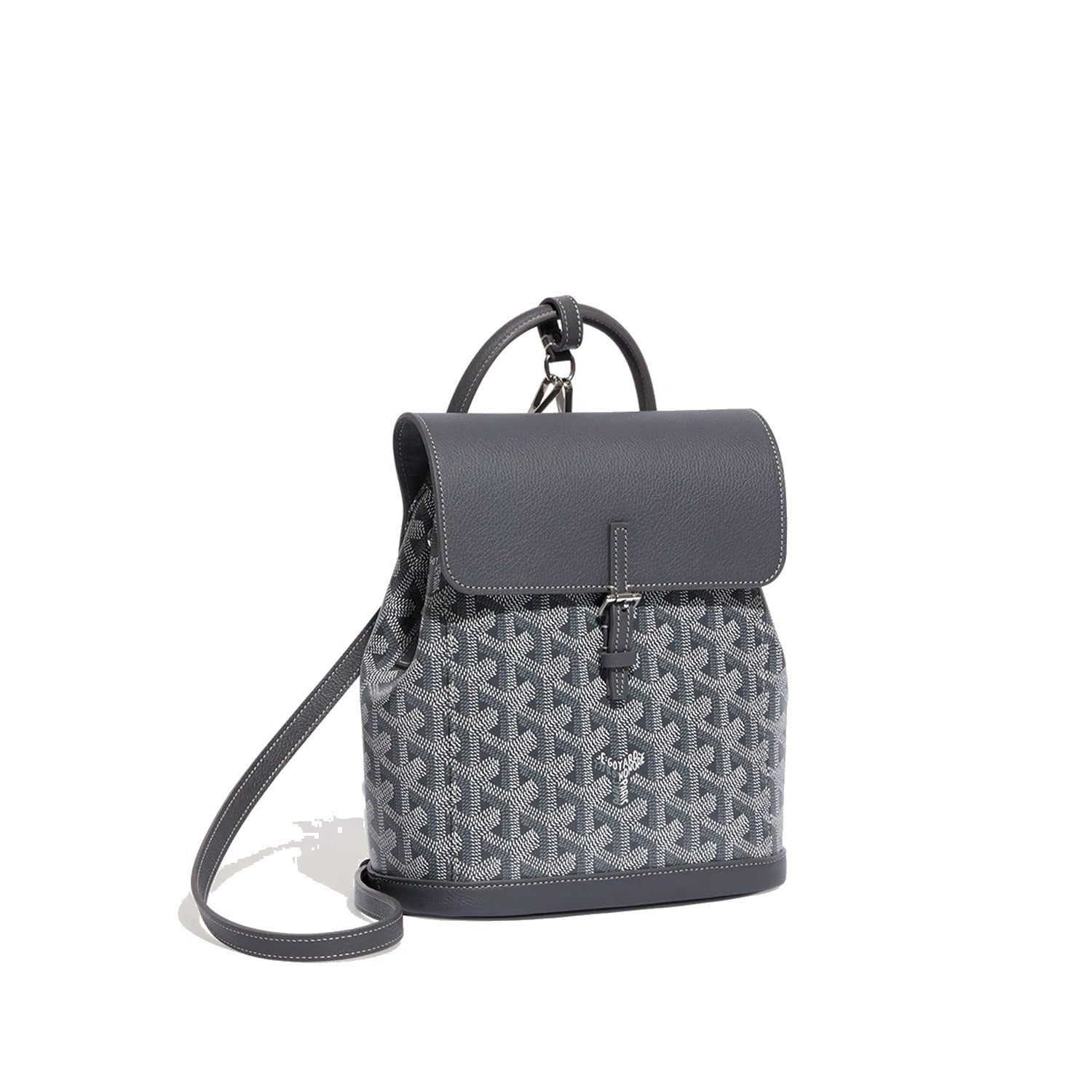 Mini Canvas Backpack - Grey