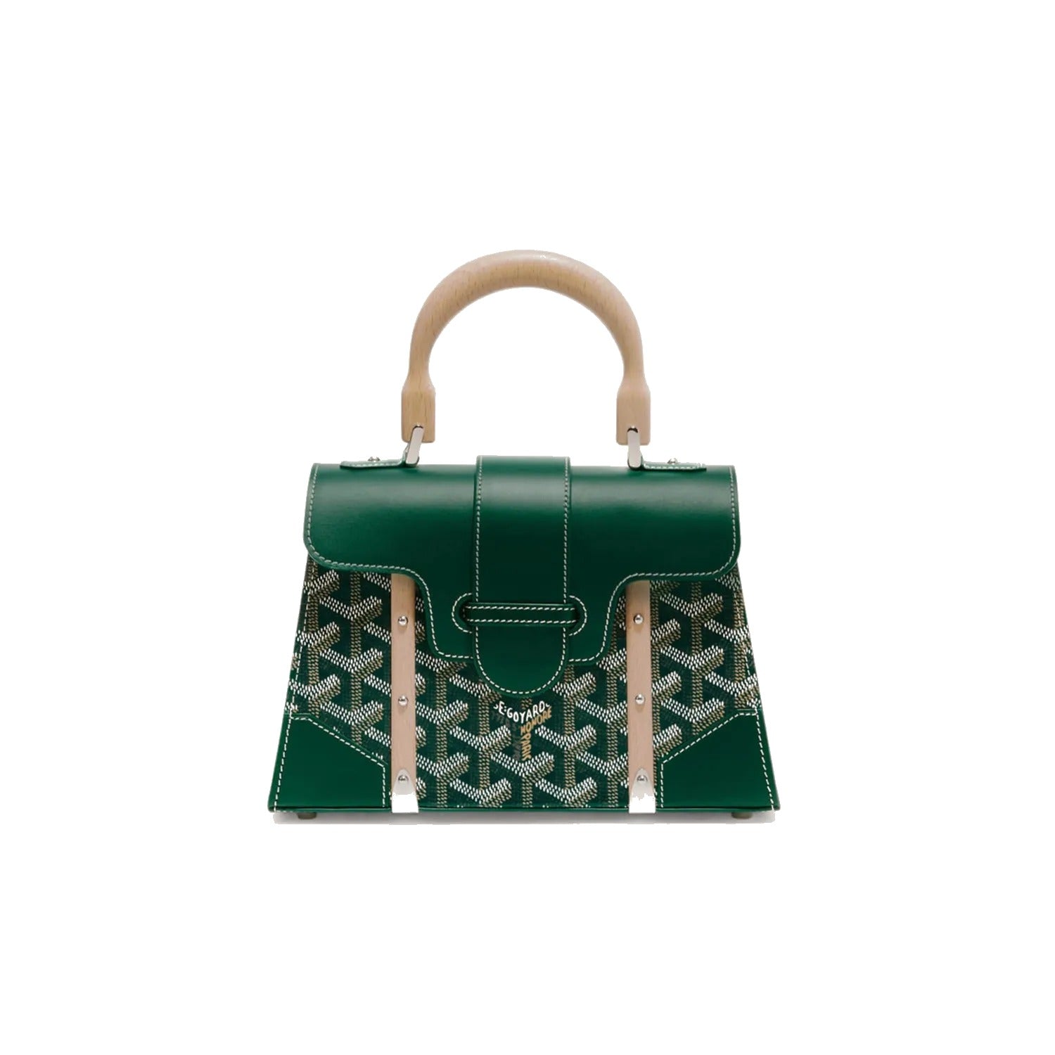 Structured Mini Top-Handle Bag - Green - 27