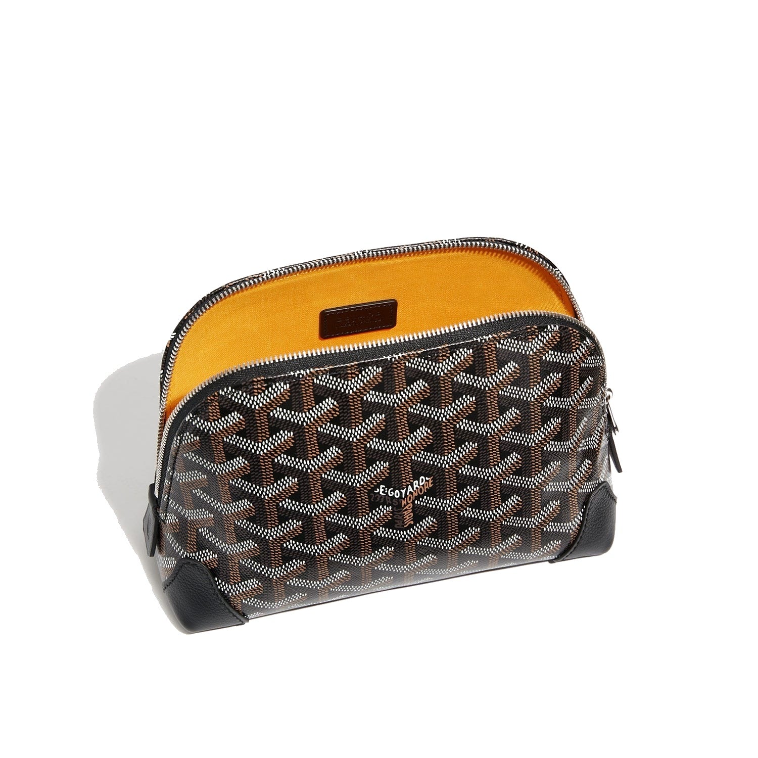Canvas Cosmetic Pouch - Black - 3