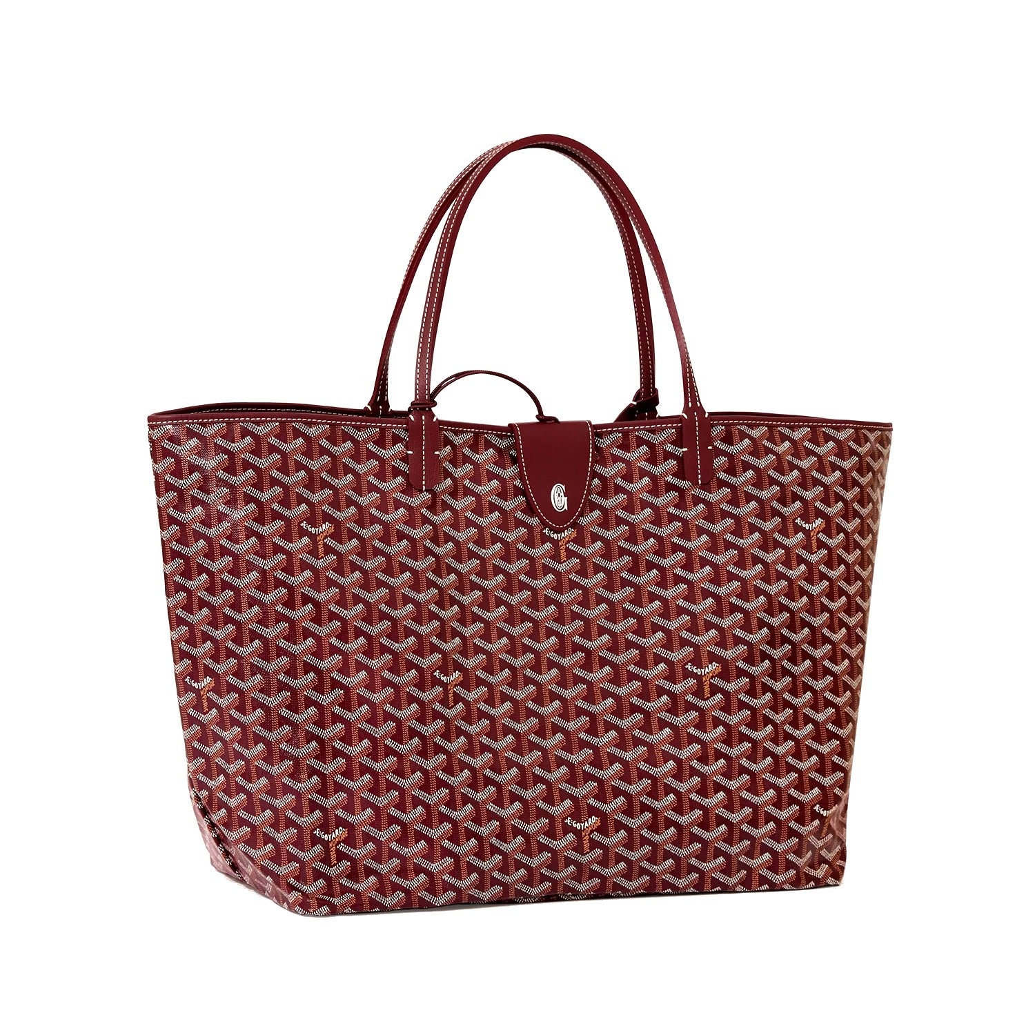 Lightweight Canvas Tote Bag - Large - Burgundy