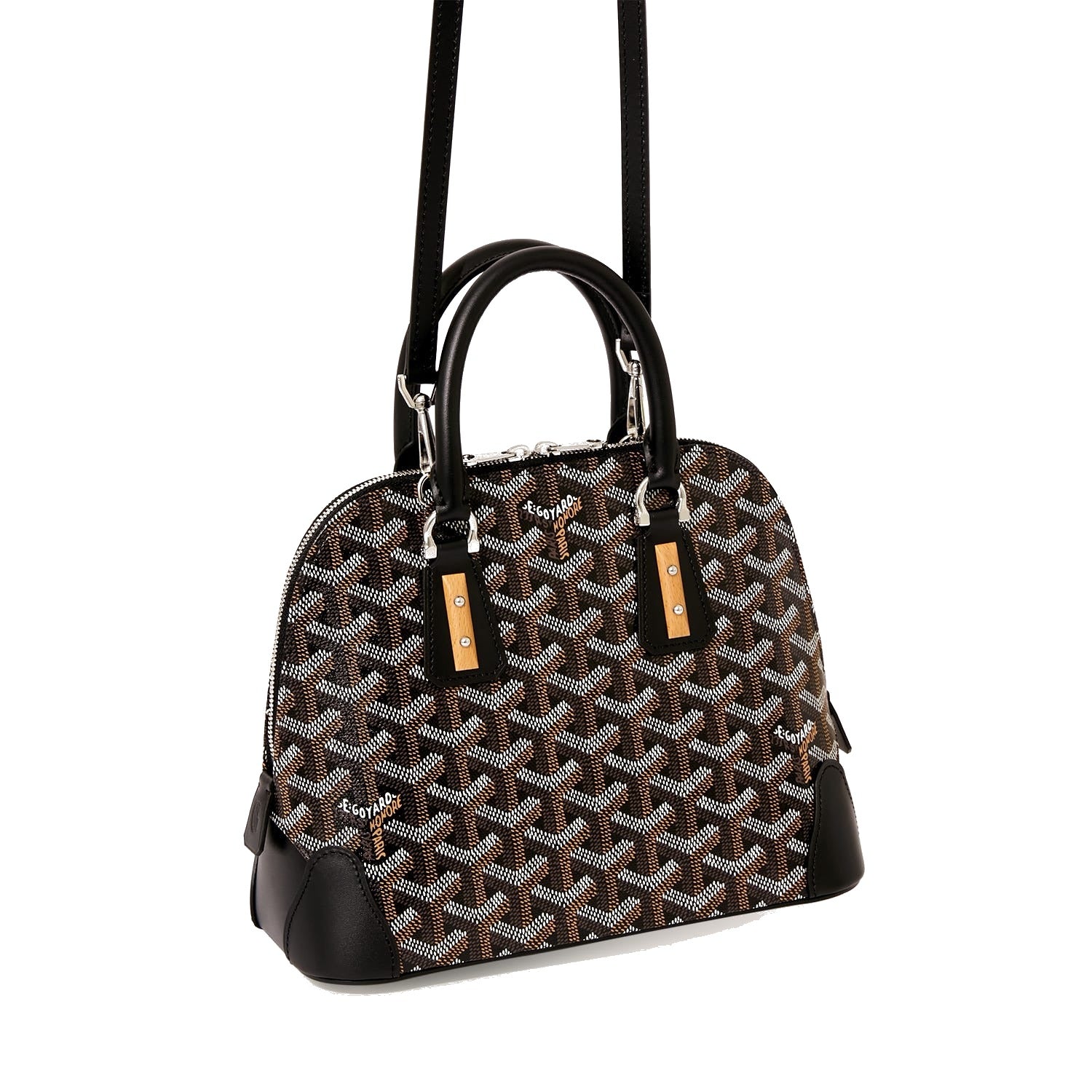 Mini Structured Top-Handle Bag - Black - 5