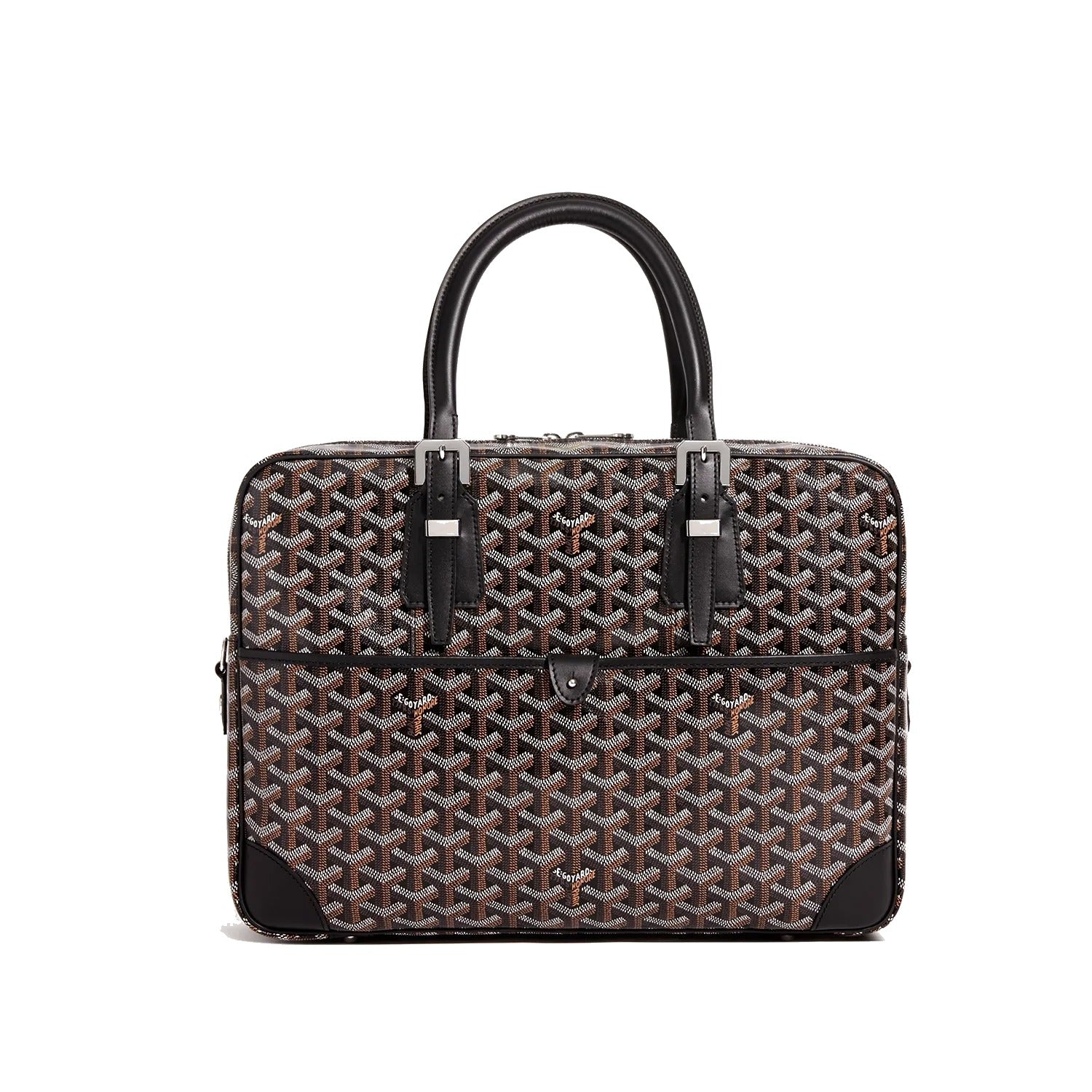 Structured Document Briefcase - Medium - Black - 2