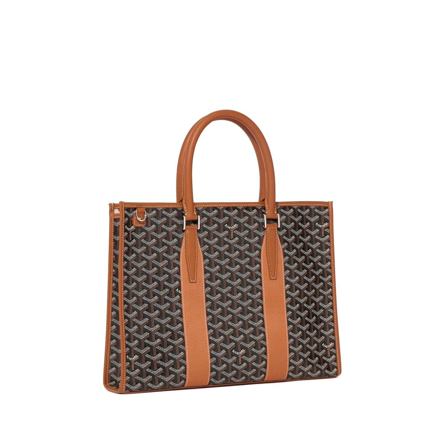 Professional Document Briefcase - Black & Tan