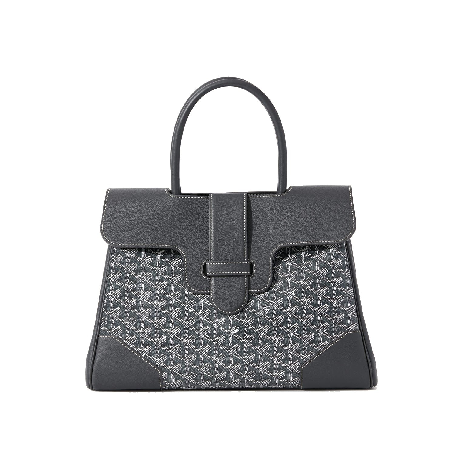 Structured Convertible Tote Bag - Grey - 72