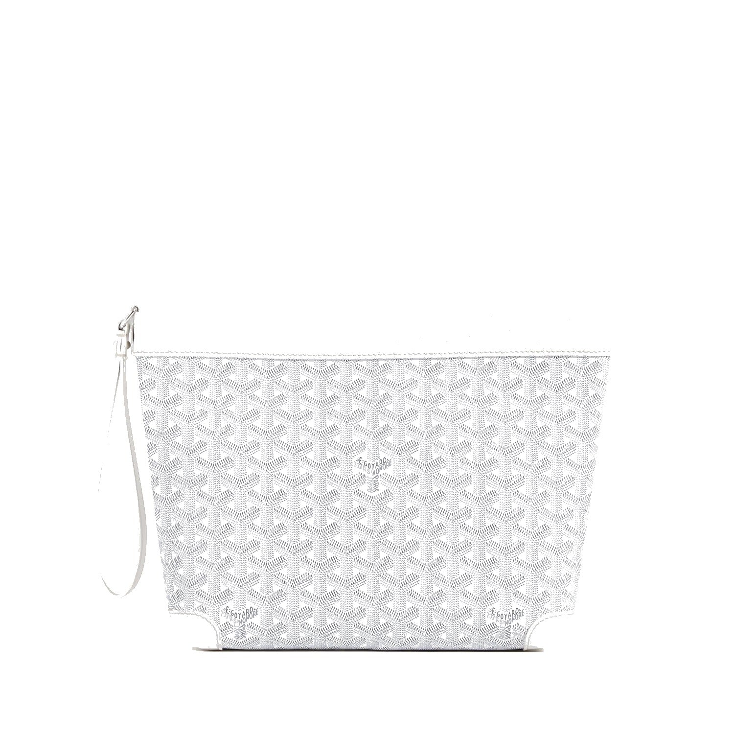 Compact Leather Everyday Pouch - White - 38