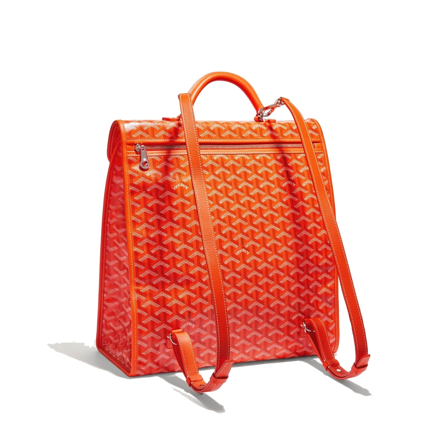 Travel Canvas Backpack - Orange - 18