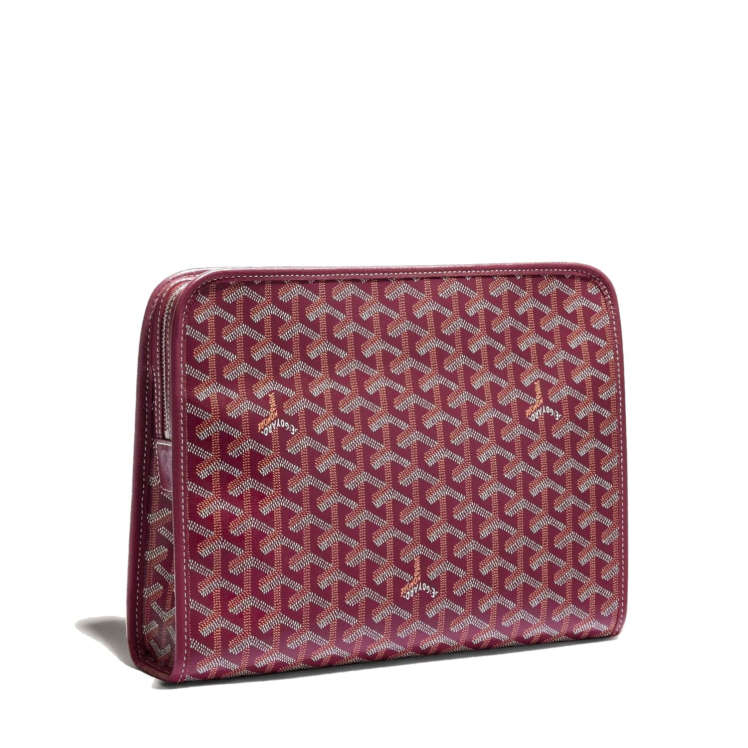 Canvas Toiletry Bag - Large - Burgundy - 34