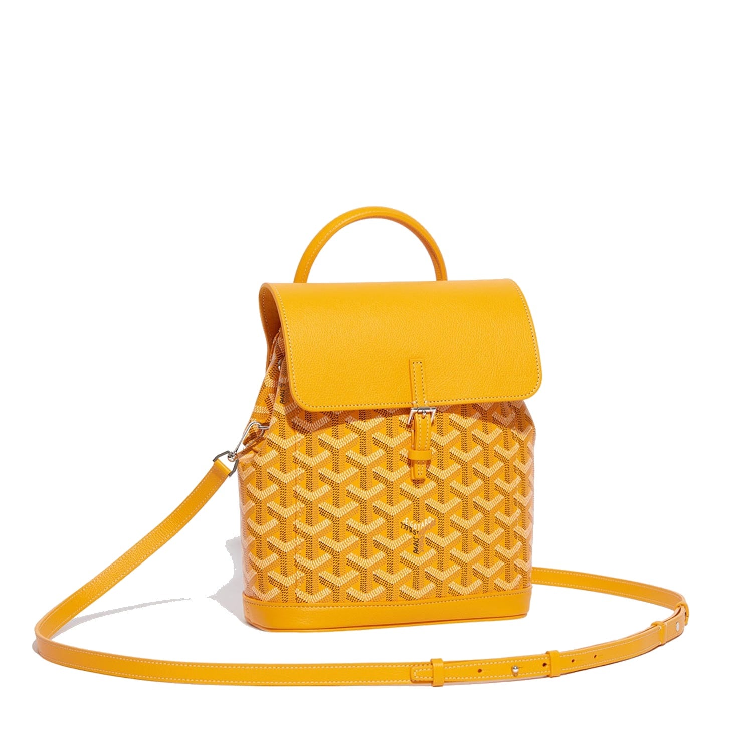 Mini Canvas Backpack - Yellow - 24