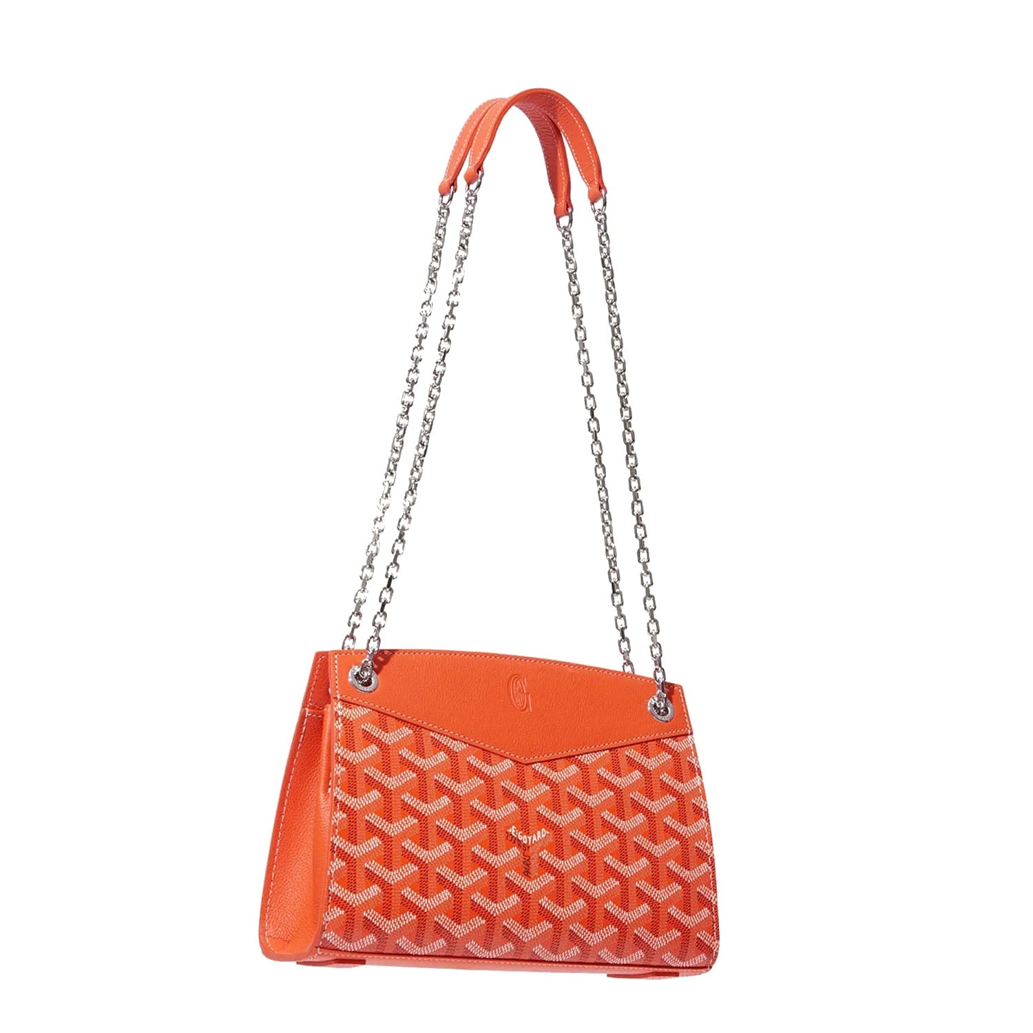 Structured Mini Bucket Bag - Orange - 17