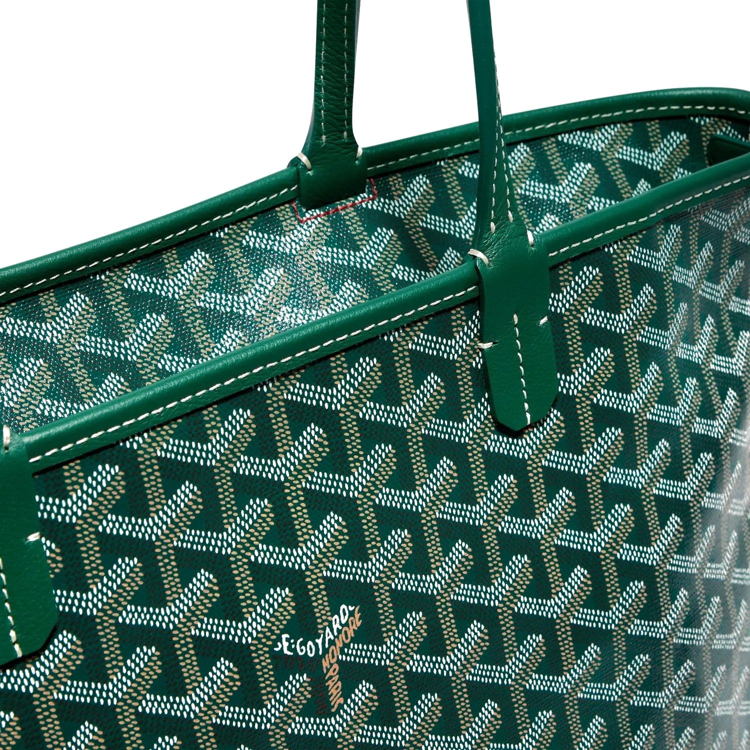 Zippered Canvas Tote - Small - Green - 23