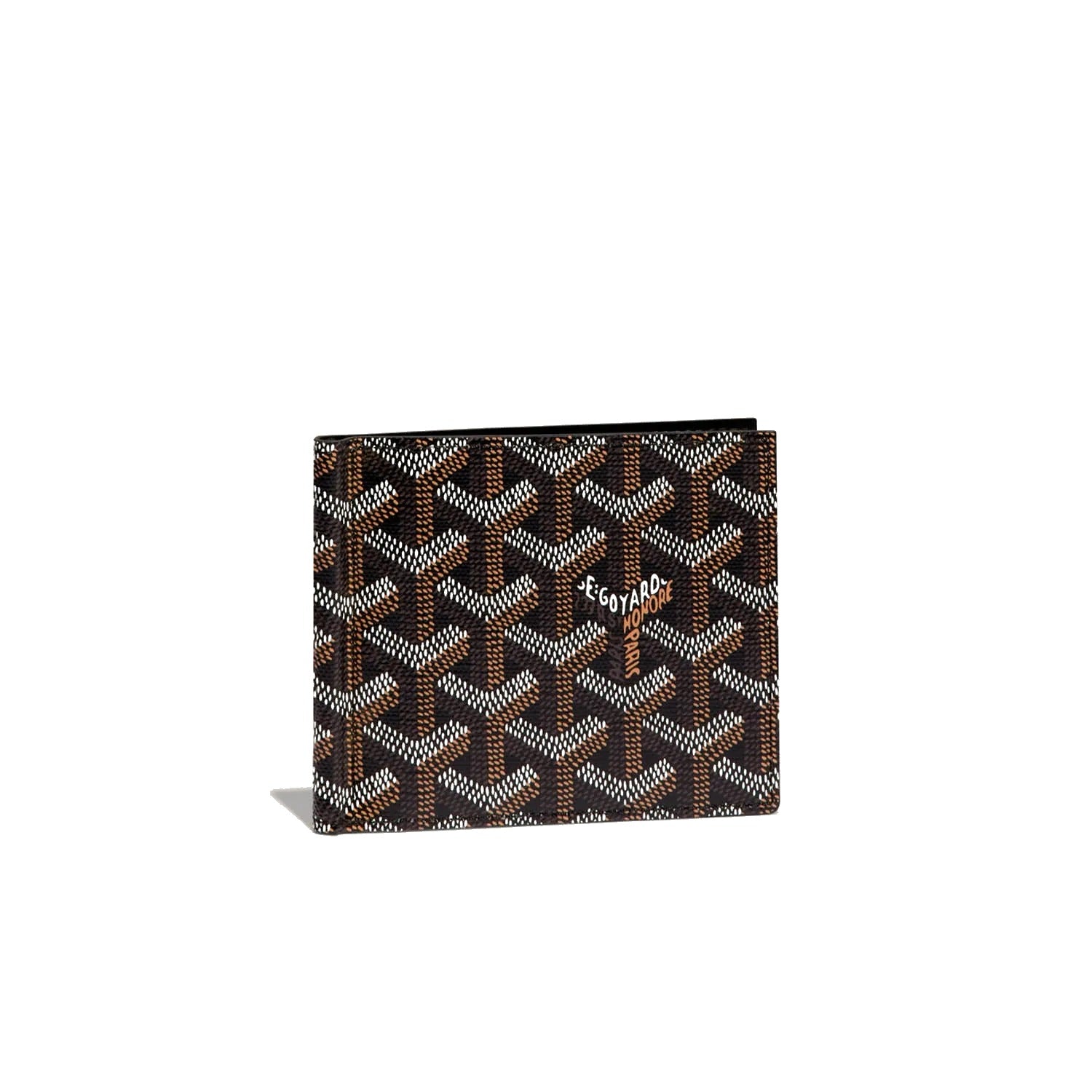 Leather Money Clip Card Holder - Black