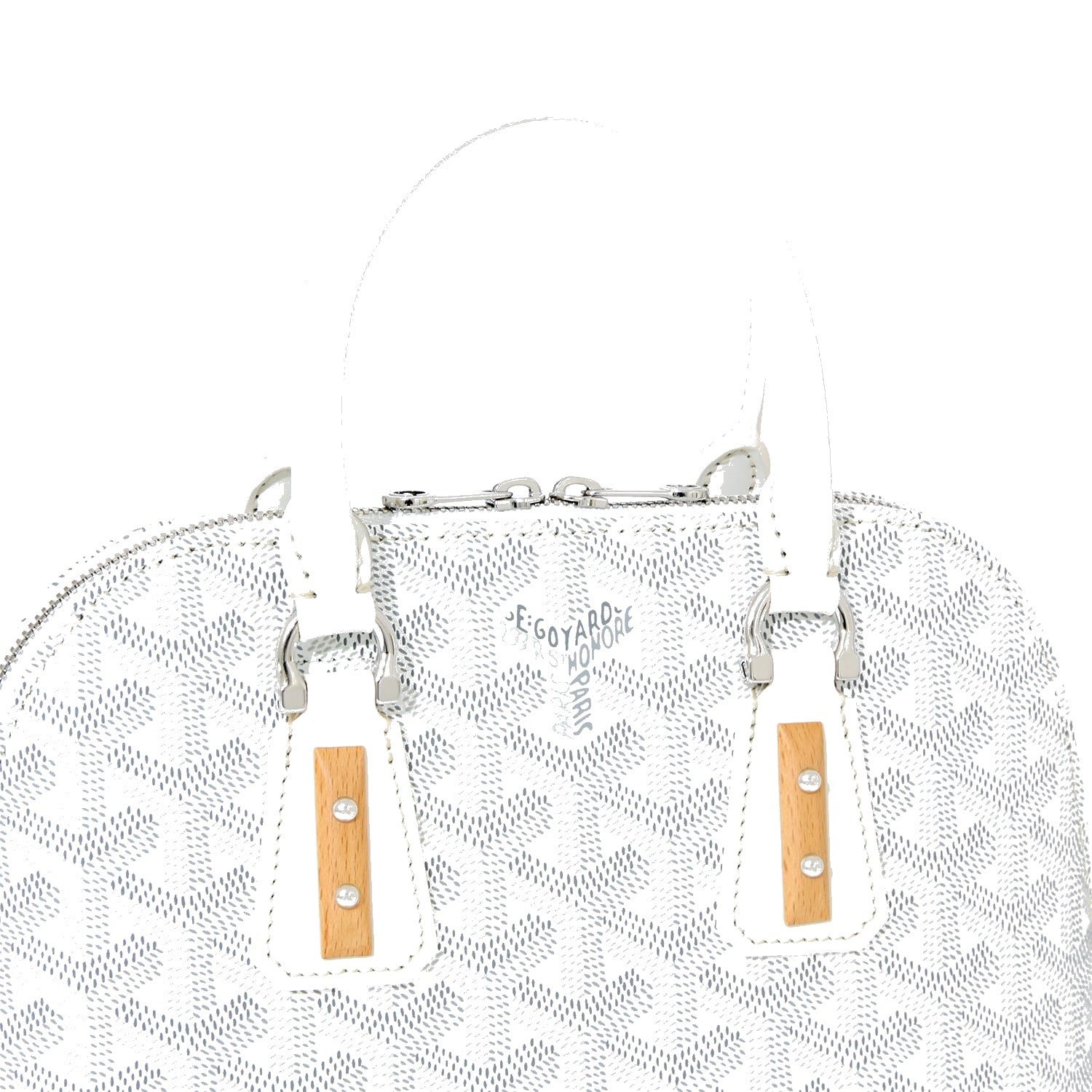 Mini Structured Top-Handle Bag - White - 48