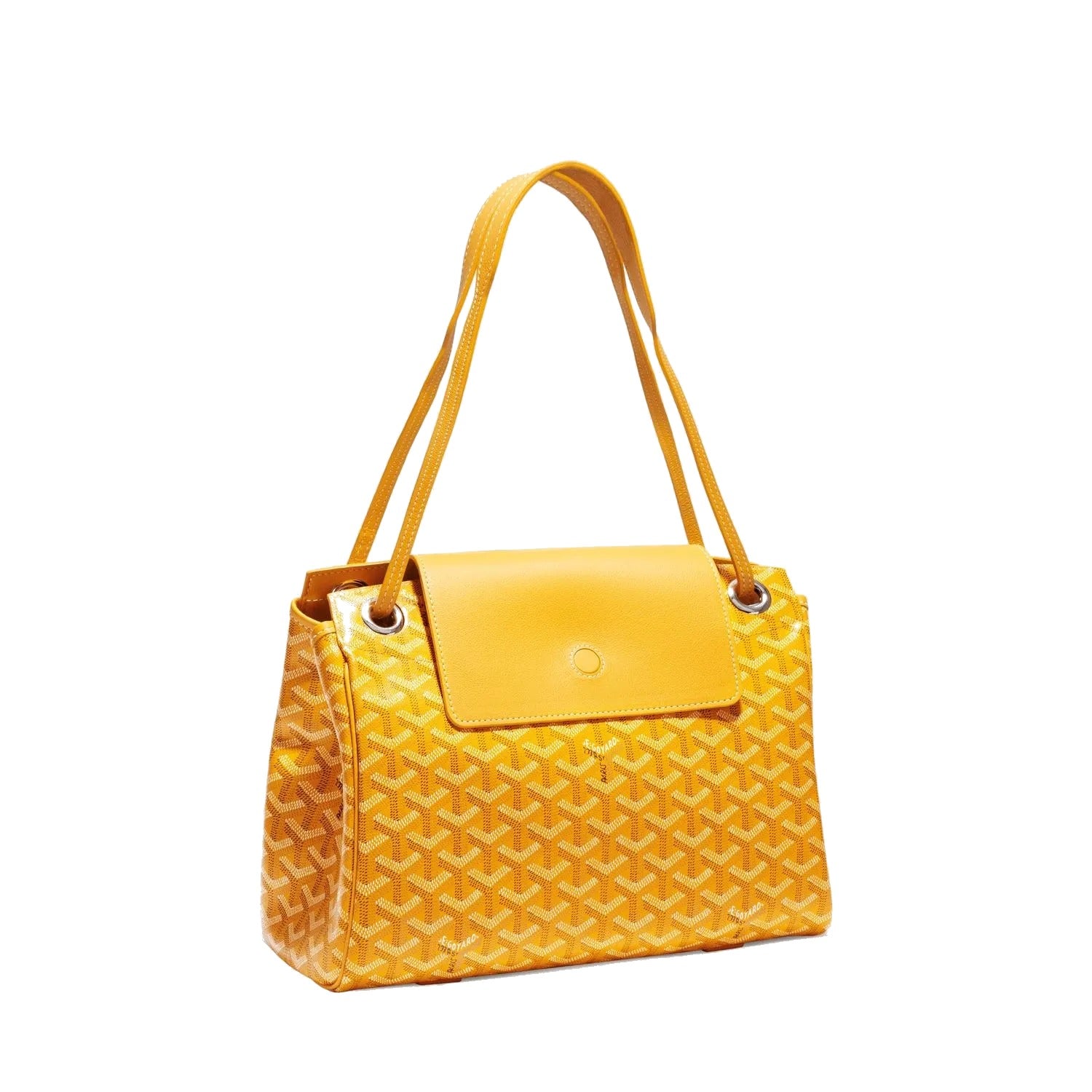 Soft Drawstring Bucket Bag - Yellow