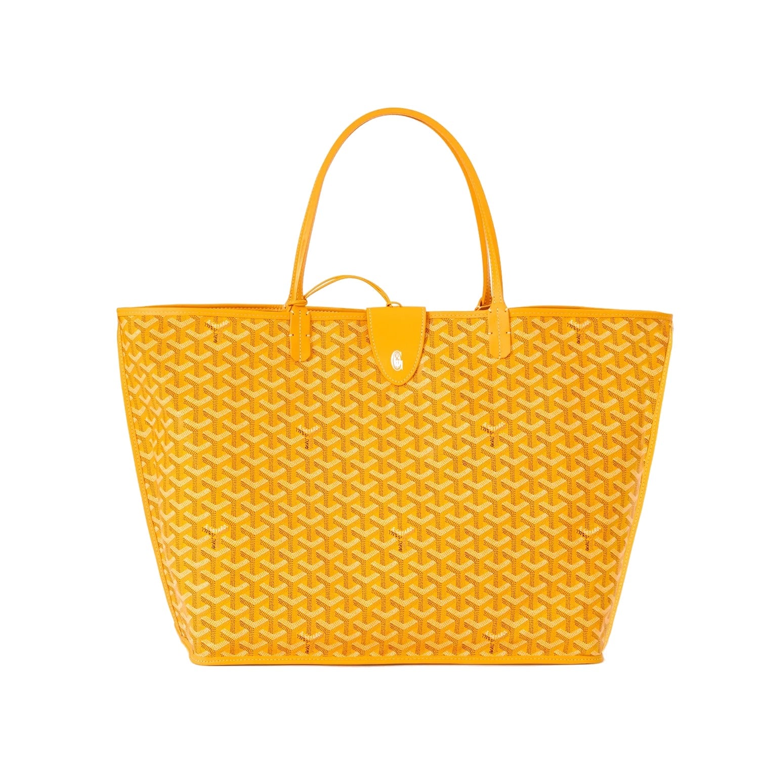 Reversible Leather Tote Bag - Large - Yellow - 23