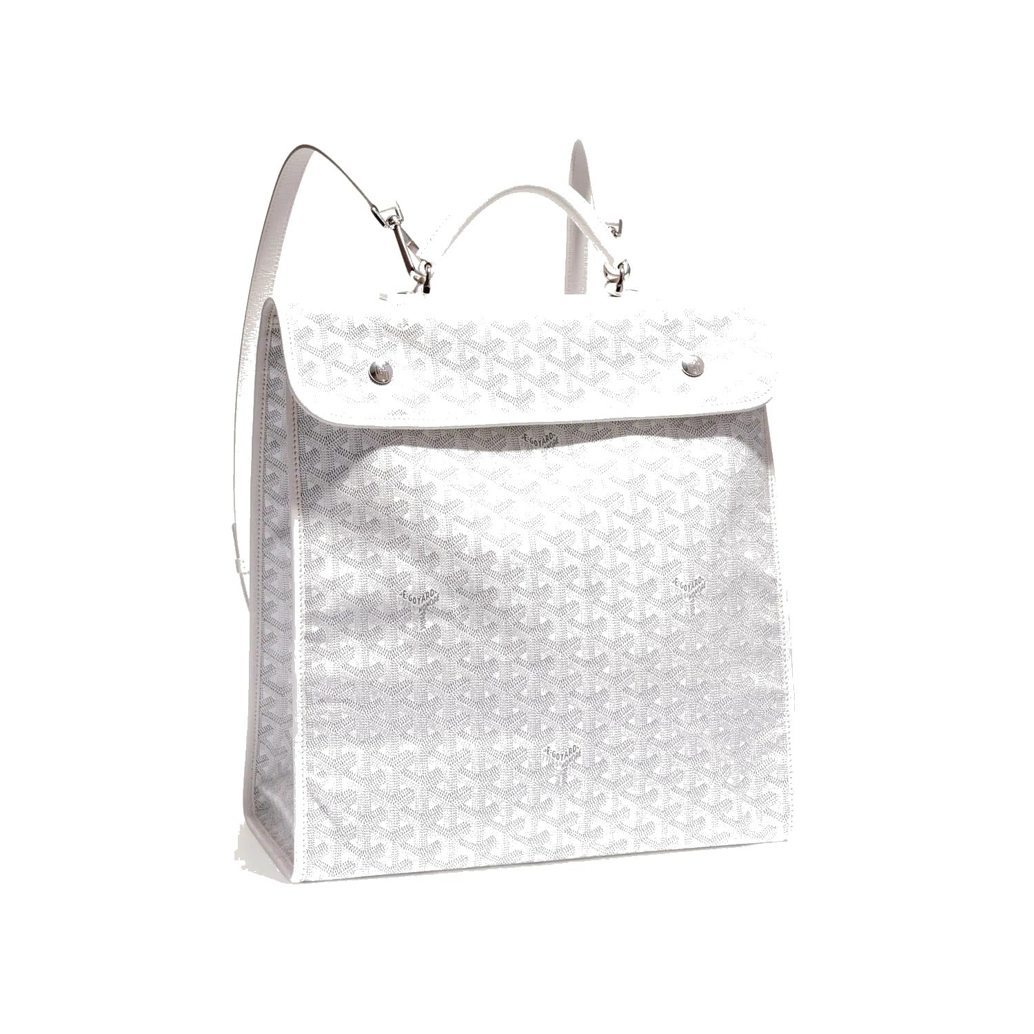 Travel Canvas Backpack - White