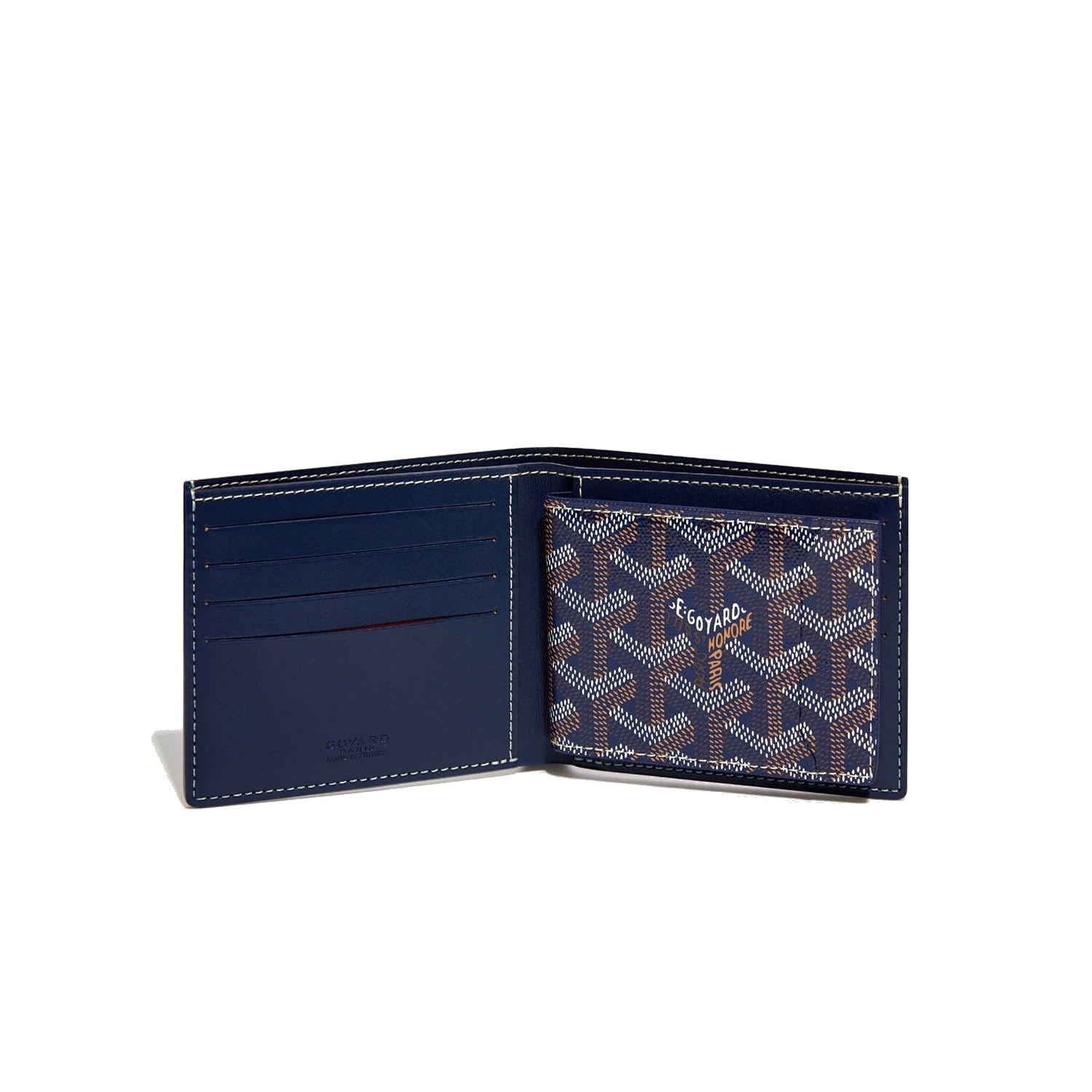 Slim Insert Card Holder - Navy Blue - 24
