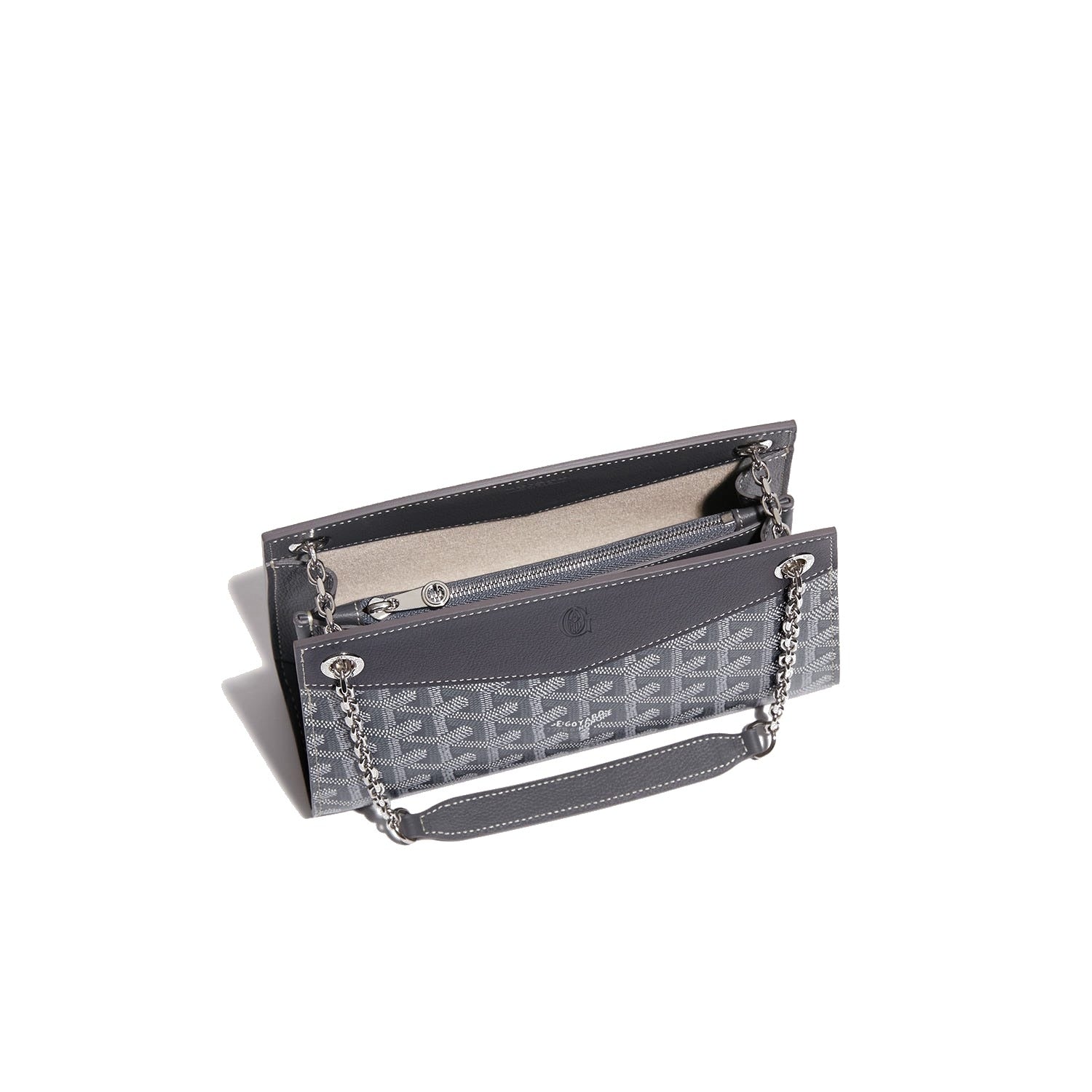 Structured Mini Bucket Bag - Grey - 49