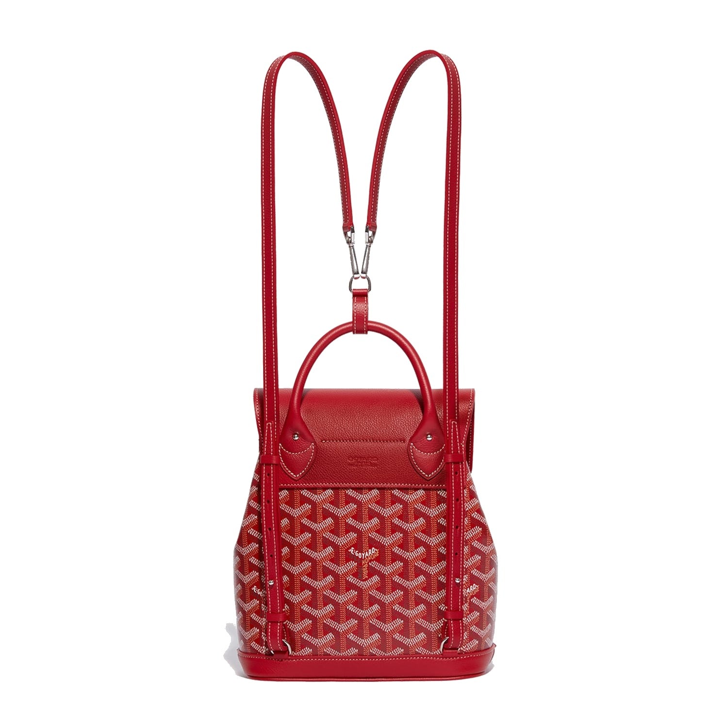 Mini Canvas Backpack - Red - 13