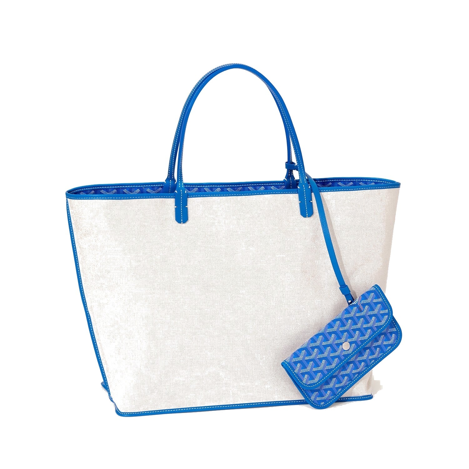Lightweight Canvas Tote Bag - Large - Sky Blue - 41
