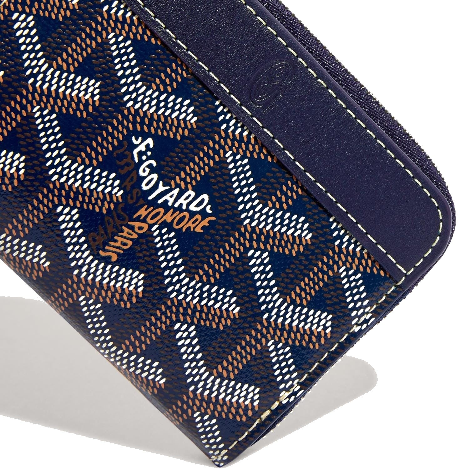 Compact Snap Coin Purse - Navy Blue - 24