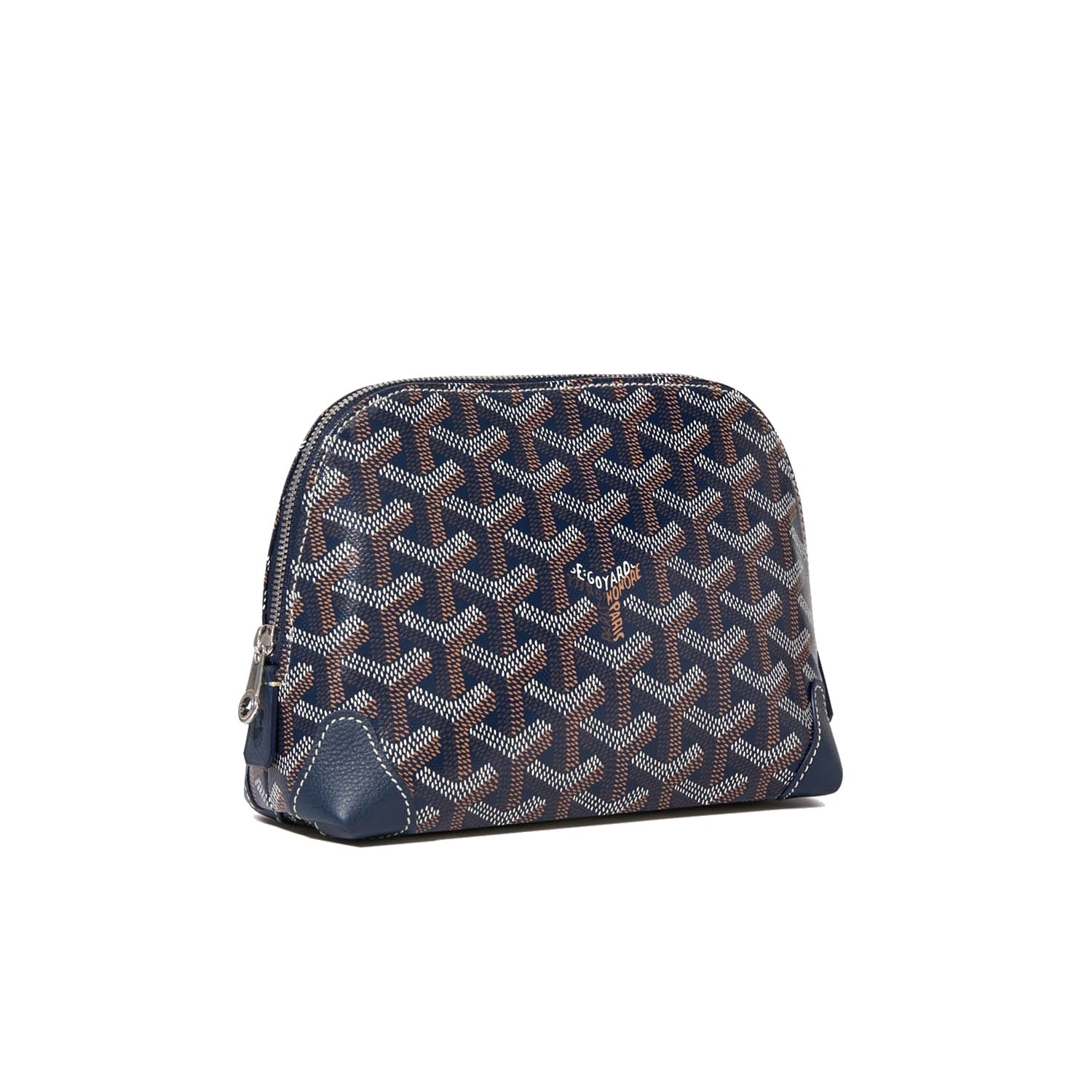 Canvas Cosmetic Pouch - Navy Blue