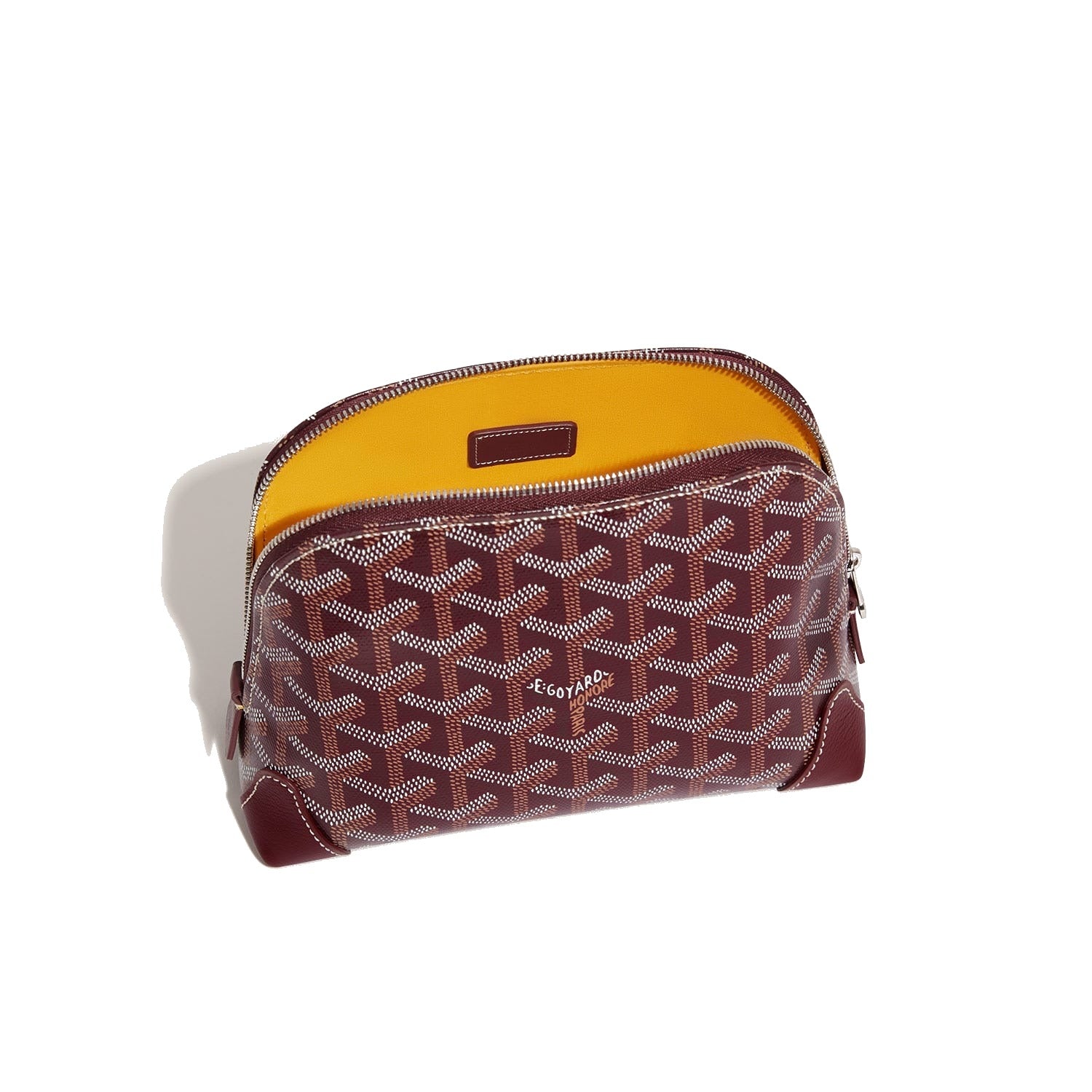Canvas Cosmetic Pouch - Burgundy - 36