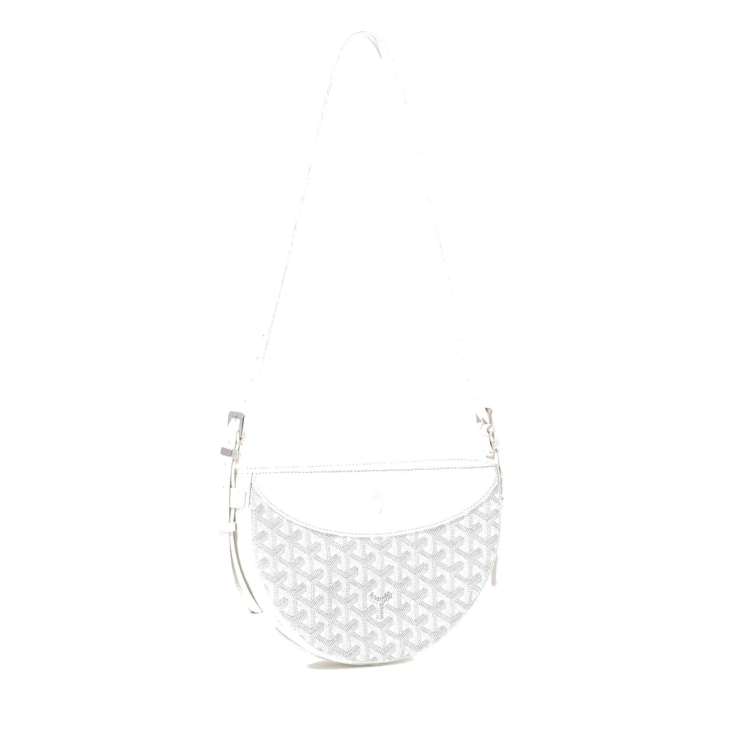 Crescent Shoulder Bag - White