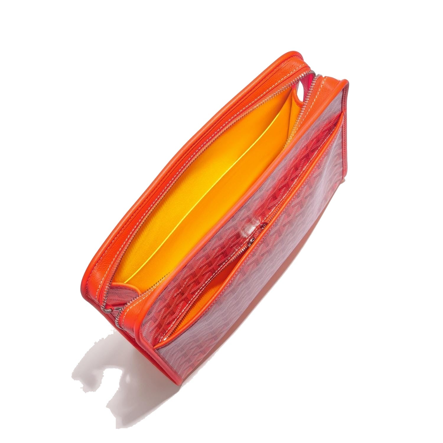 Canvas Toiletry Bag - Large - Orange - 15