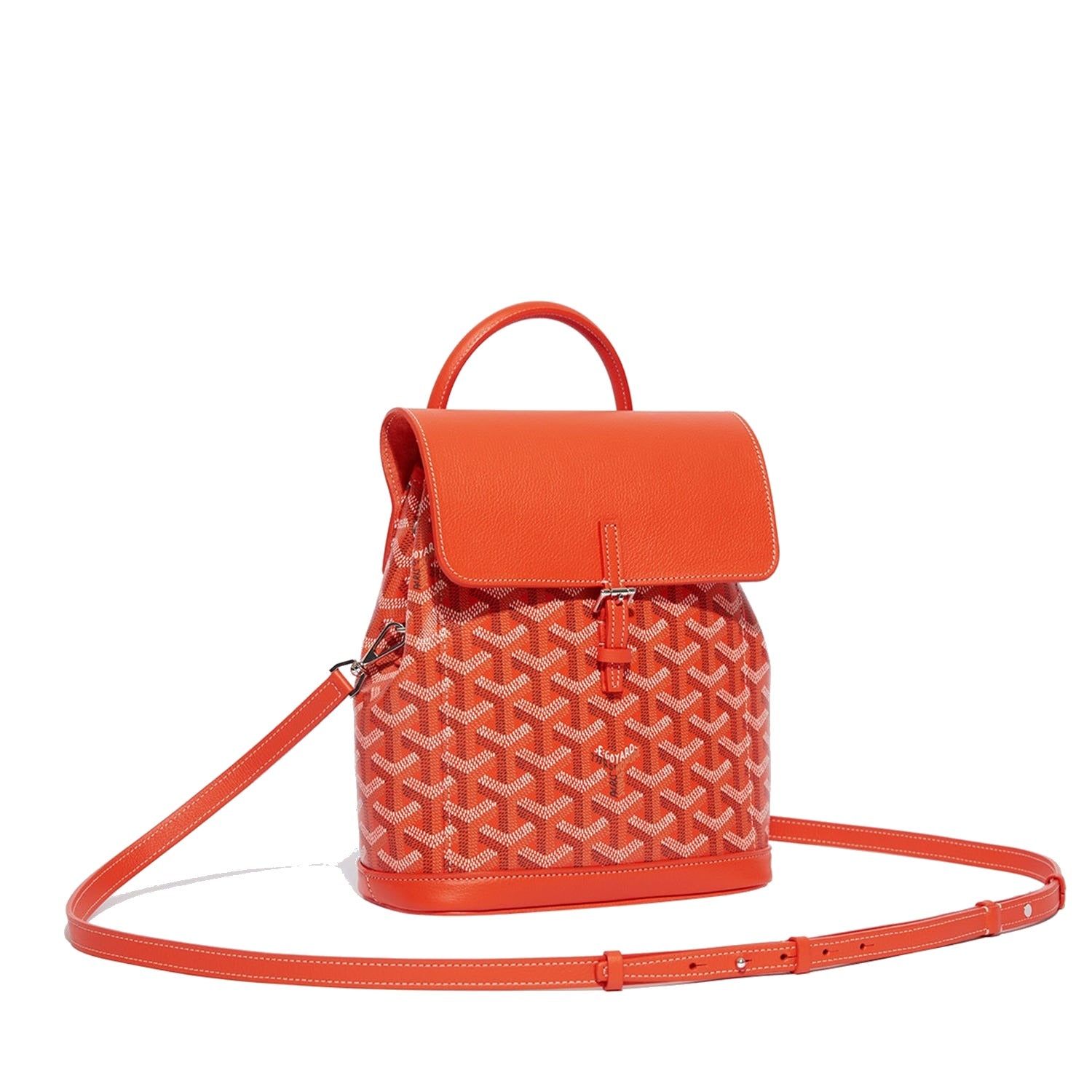 Mini Canvas Backpack - Orange - 19