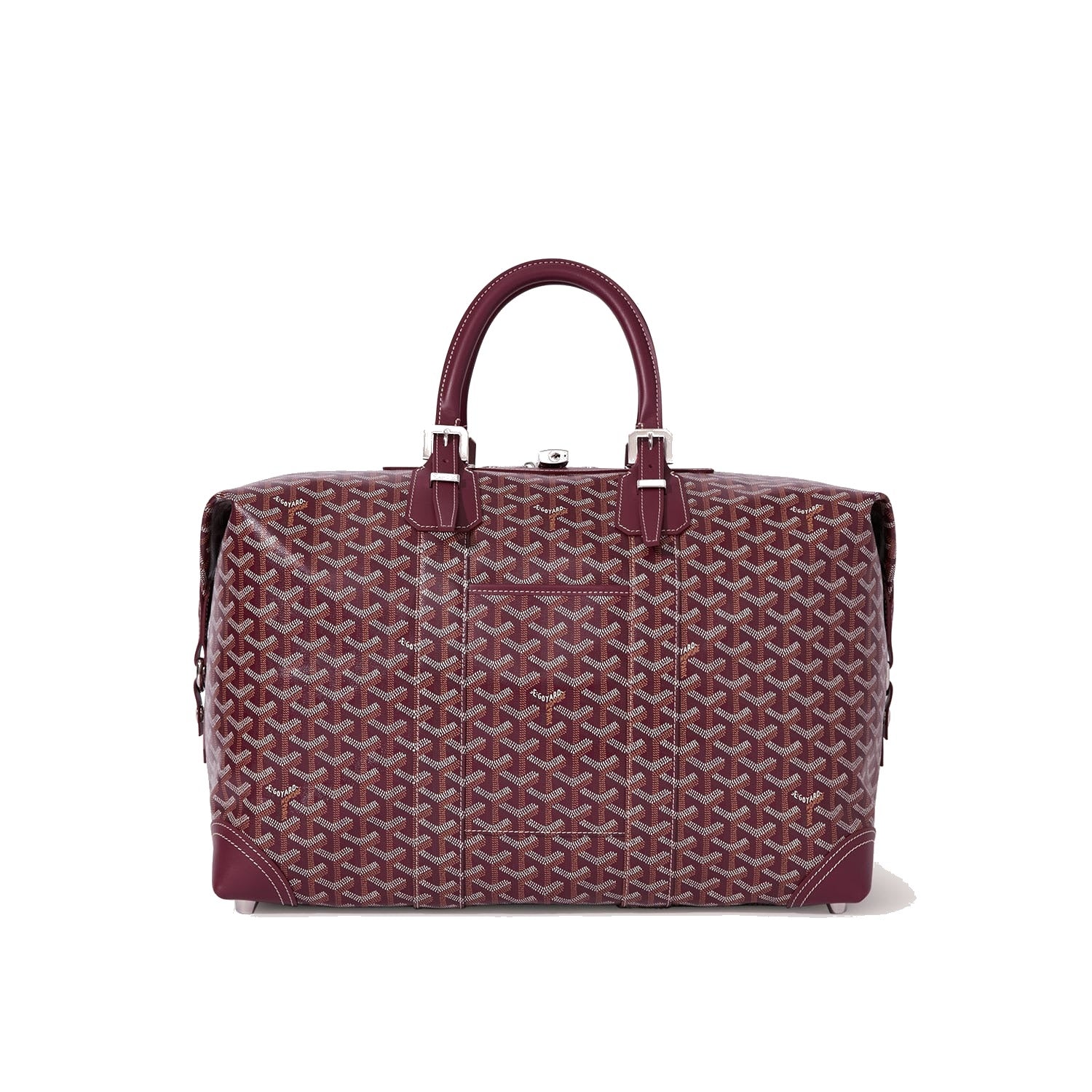Canvas Bowling Travel Bag - 45cm - Burgundy - 38