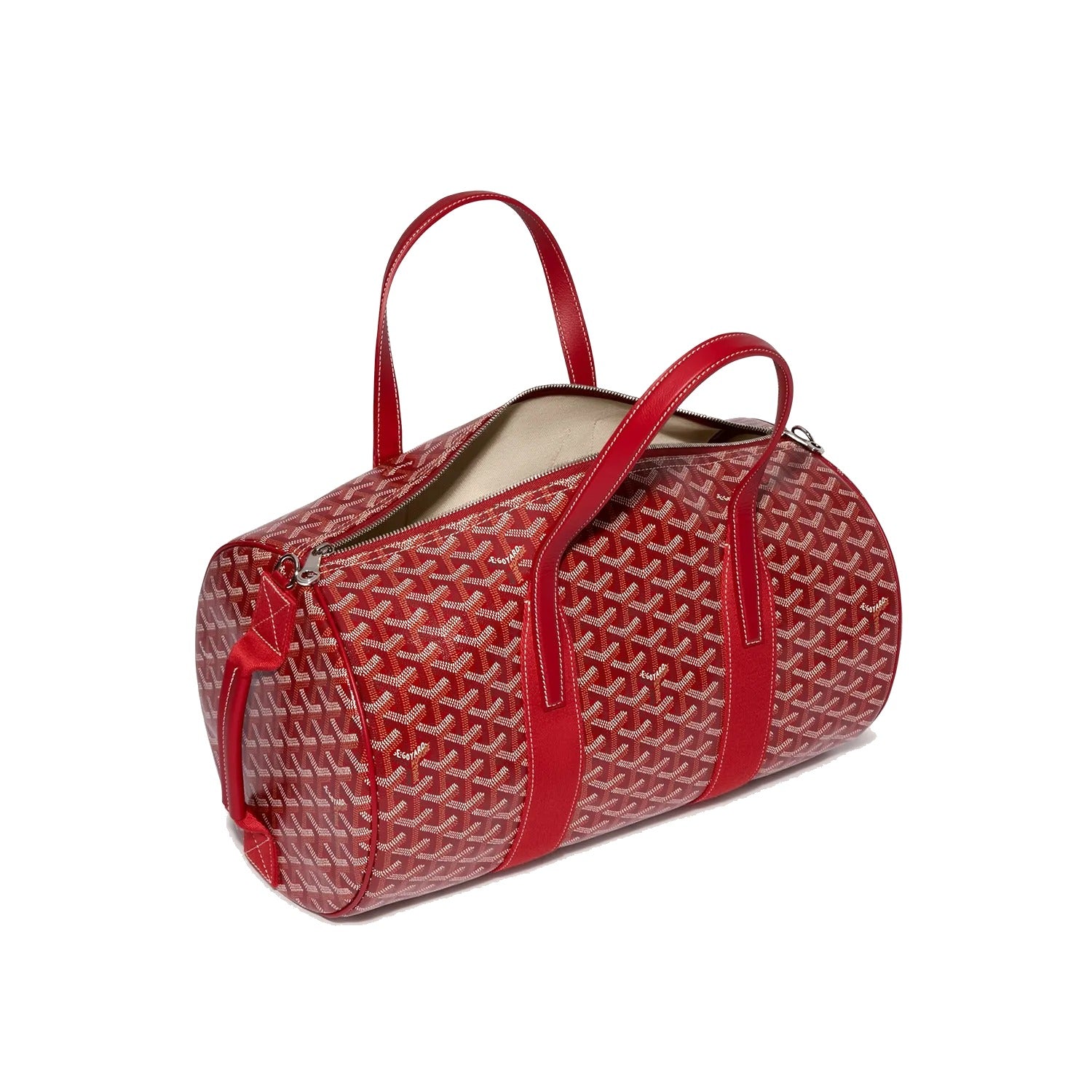 Canvas Sports Duffel Bag - Red - 11