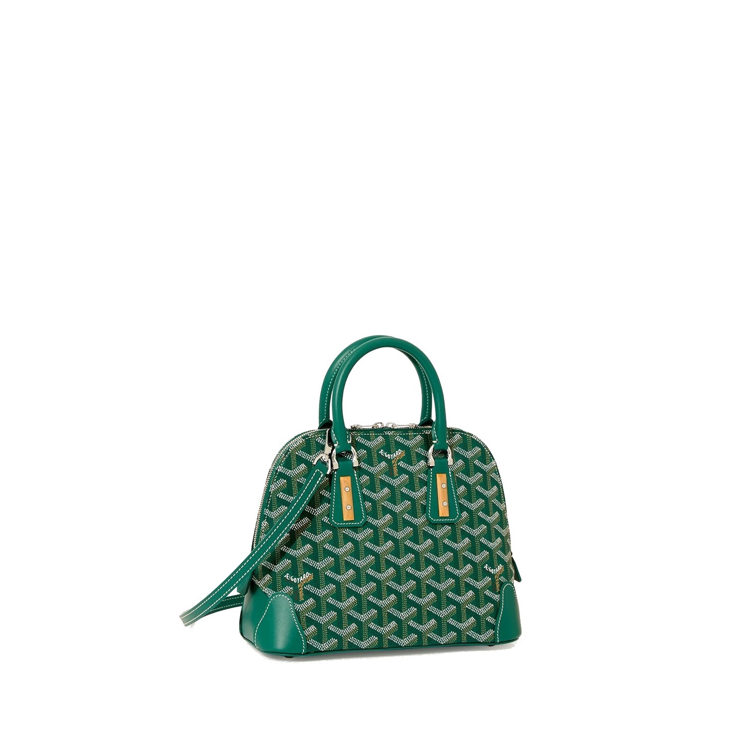 Mini Structured Top-Handle Bag - Green