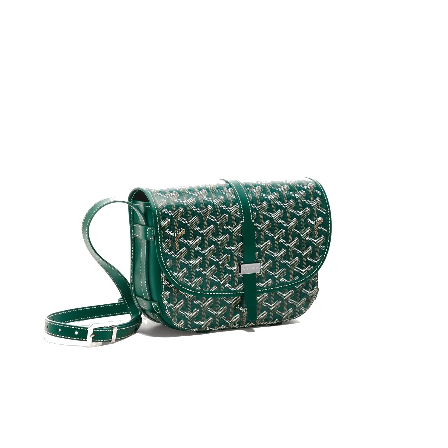 Canvas Crossbody Messenger - Small - Green