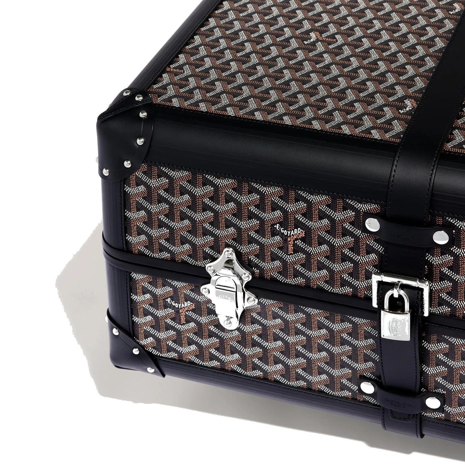 Canvas Rolling Trolley Suitcase - Cabin - Black - 5
