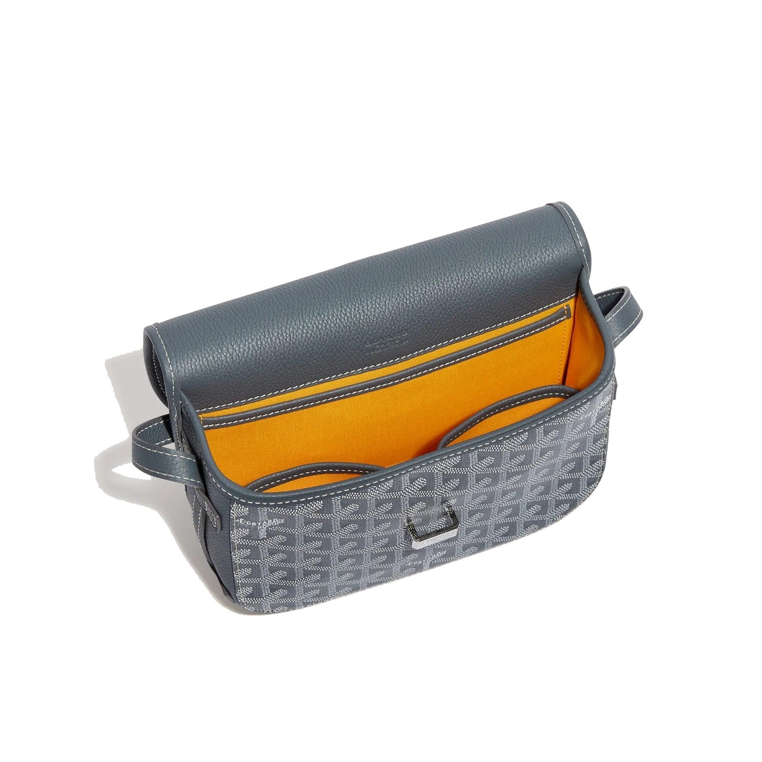 Canvas Crossbody Messenger - Small - Grey - 54