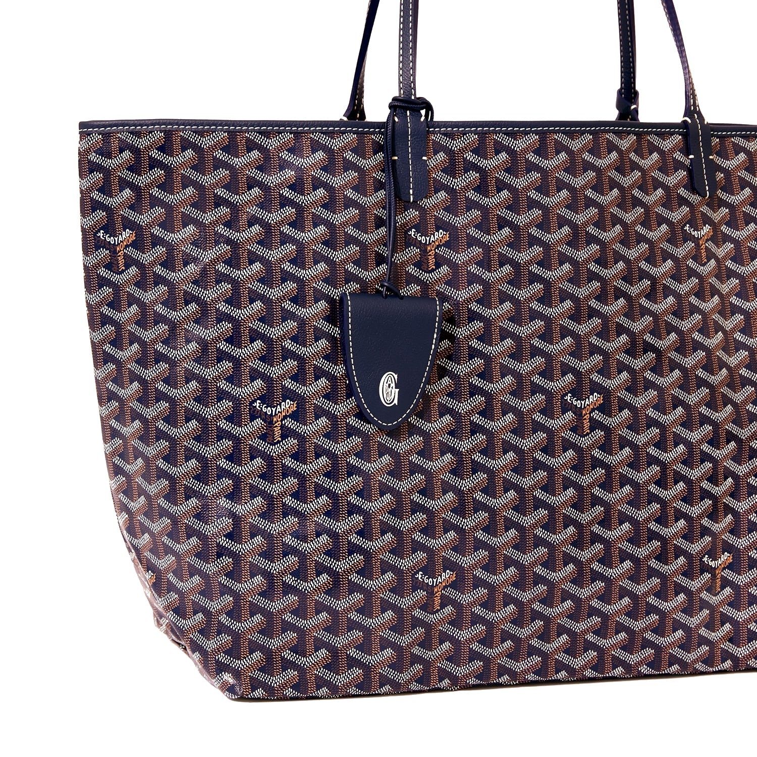 Lightweight Canvas Tote Bag - Large - Navy Blue - 46