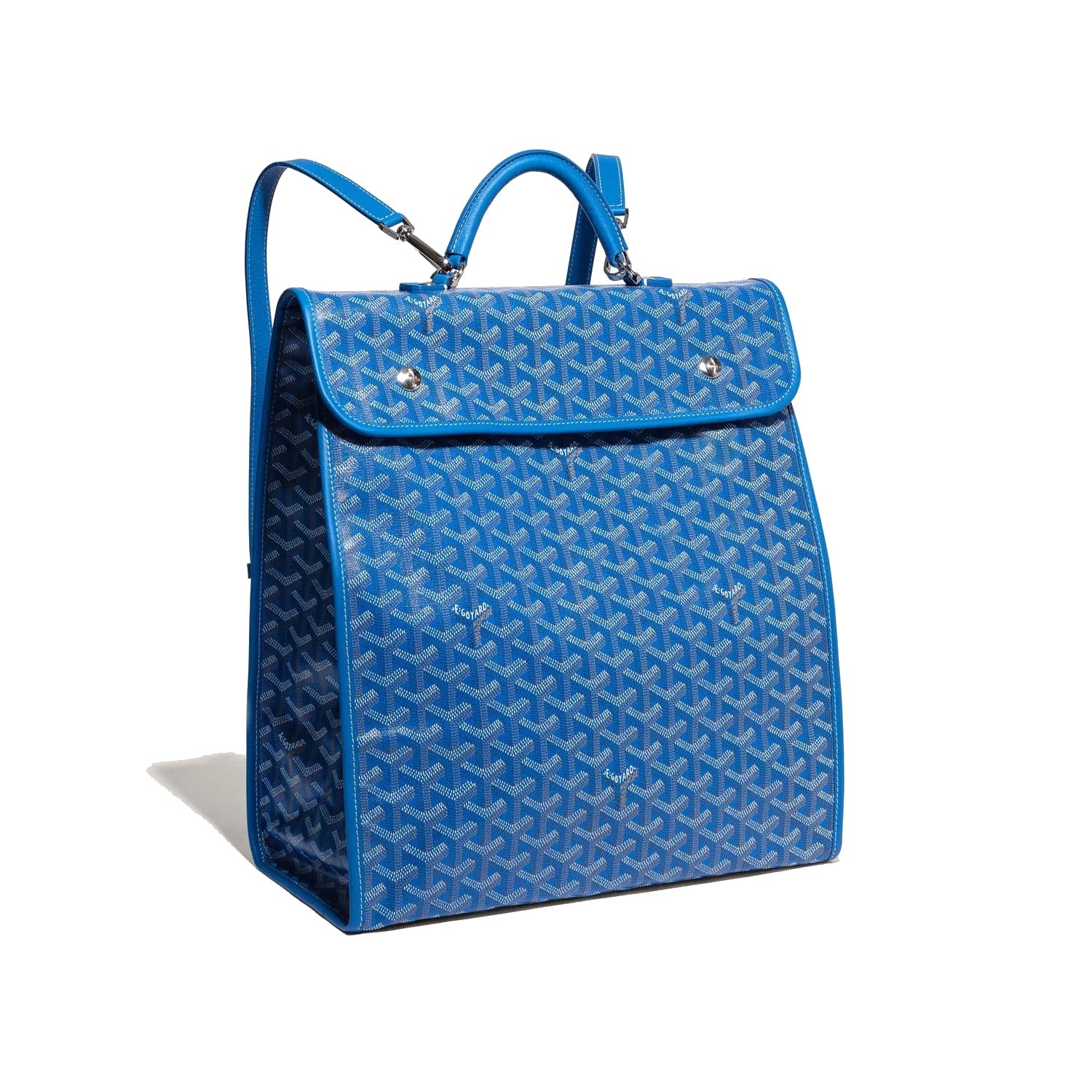 Travel Canvas Backpack - Sky Blue