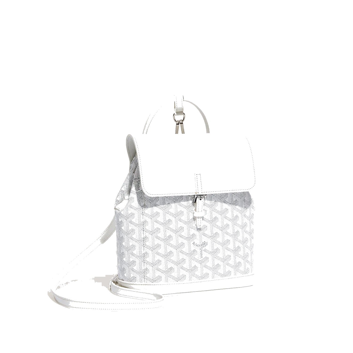 Mini Canvas Backpack - White