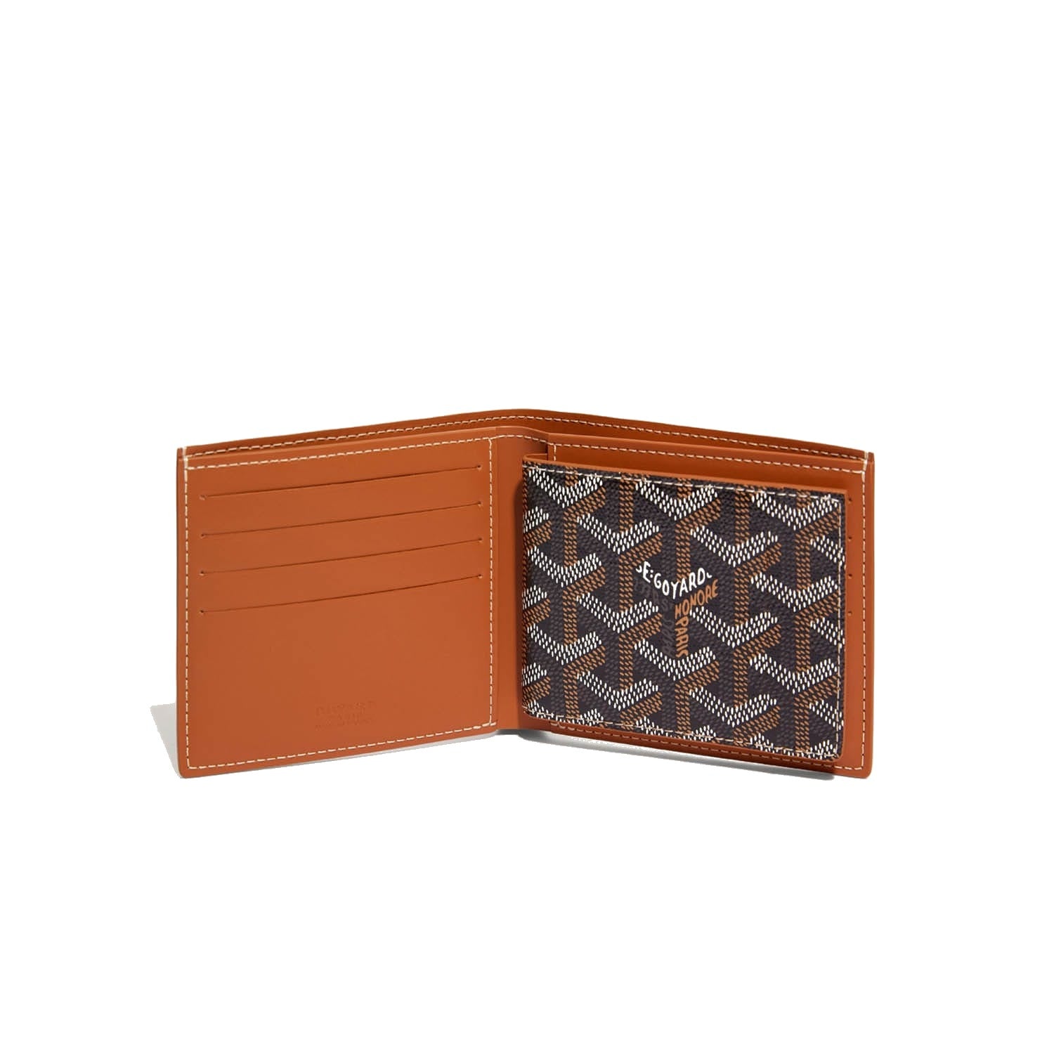 Slim Insert Card Holder - Black & Tan - 6