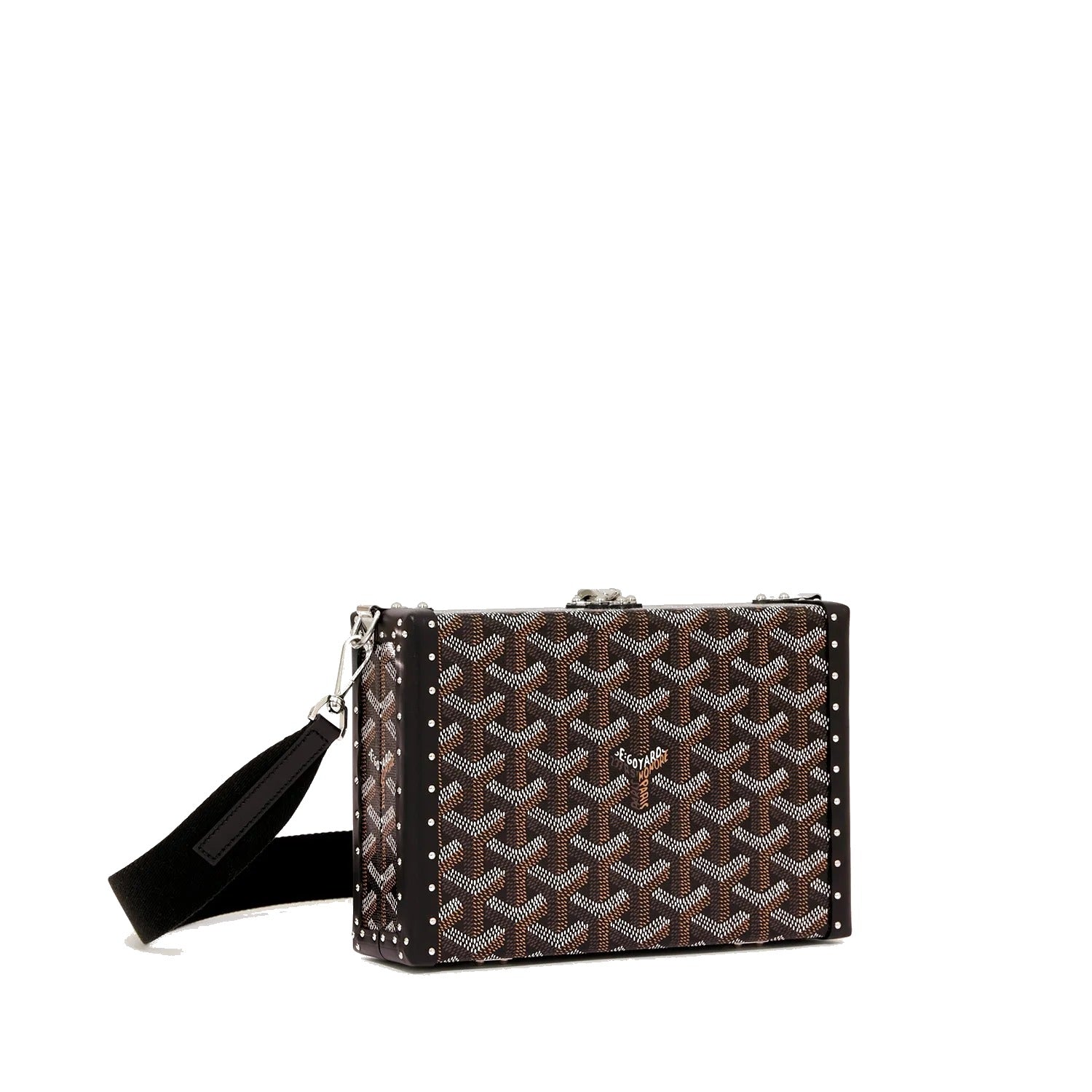 Trunk Crossbody Box Bag - Black