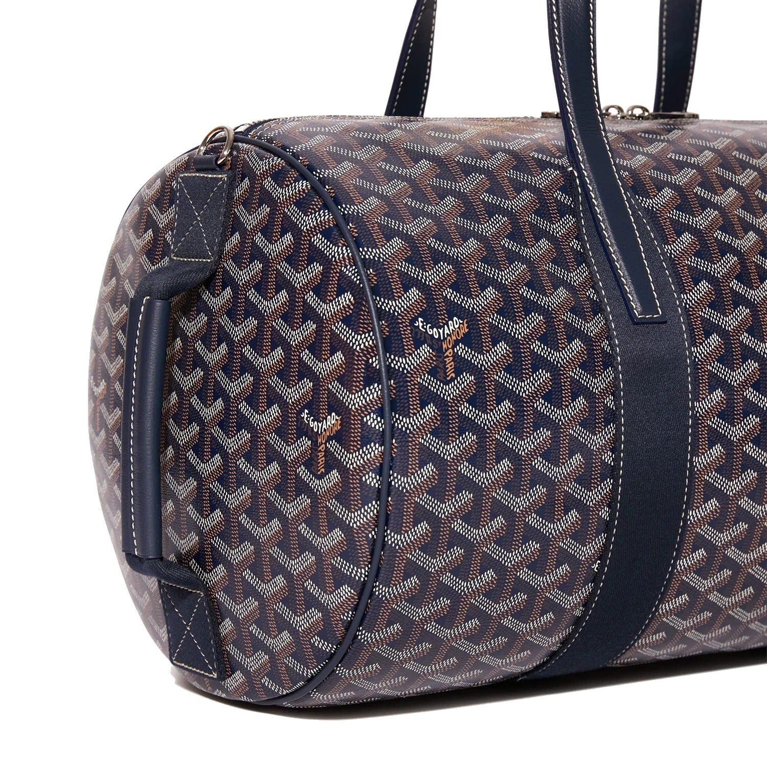 Canvas Sports Duffel Bag - Navy Blue - 32