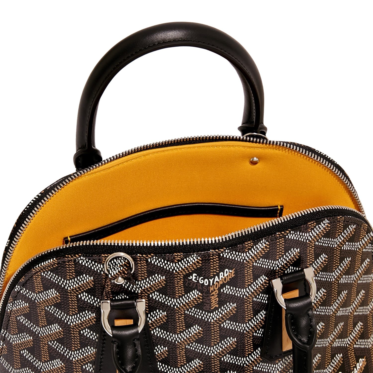 Mini Structured Top-Handle Bag - Black - 4