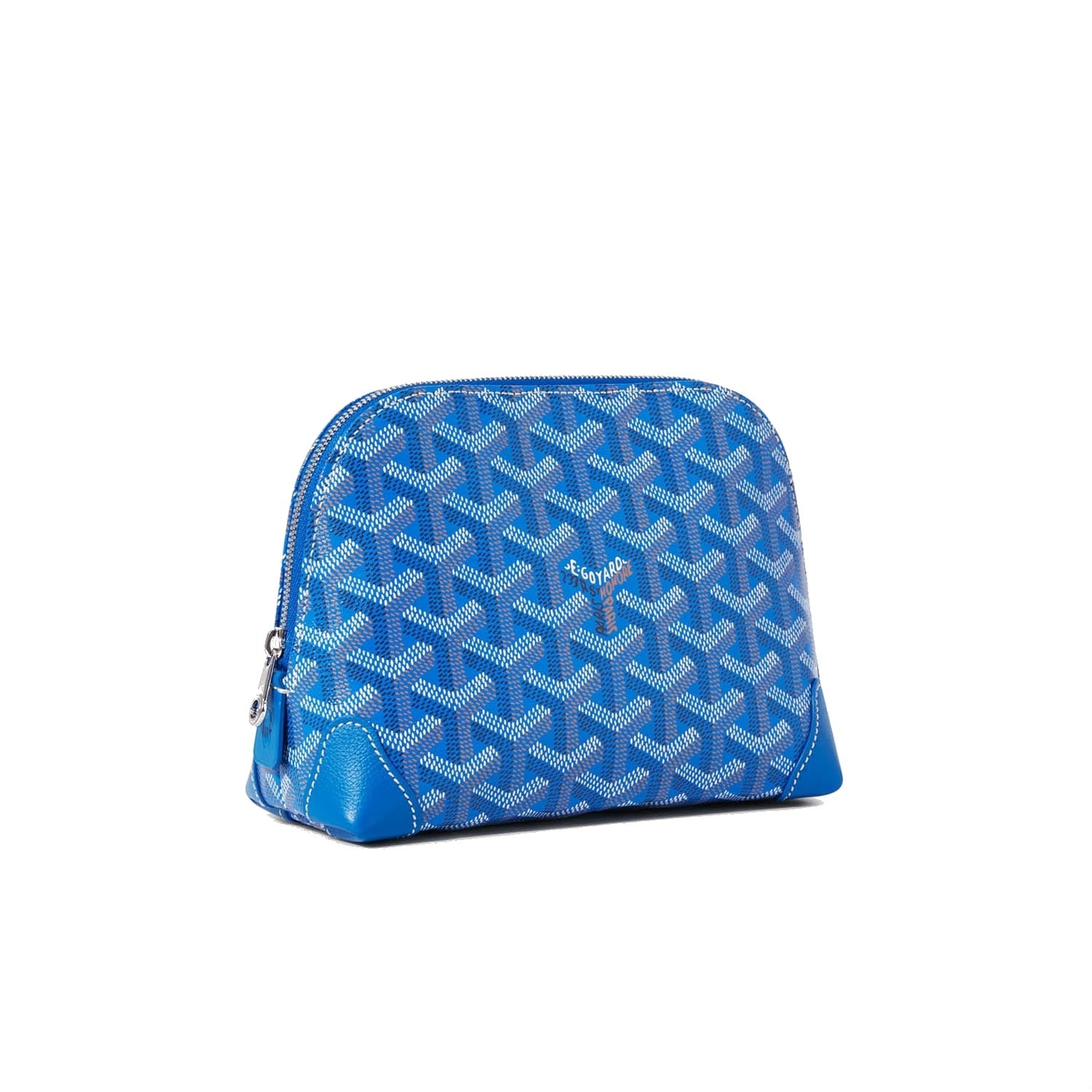 Canvas Cosmetic Pouch - Sky Blue