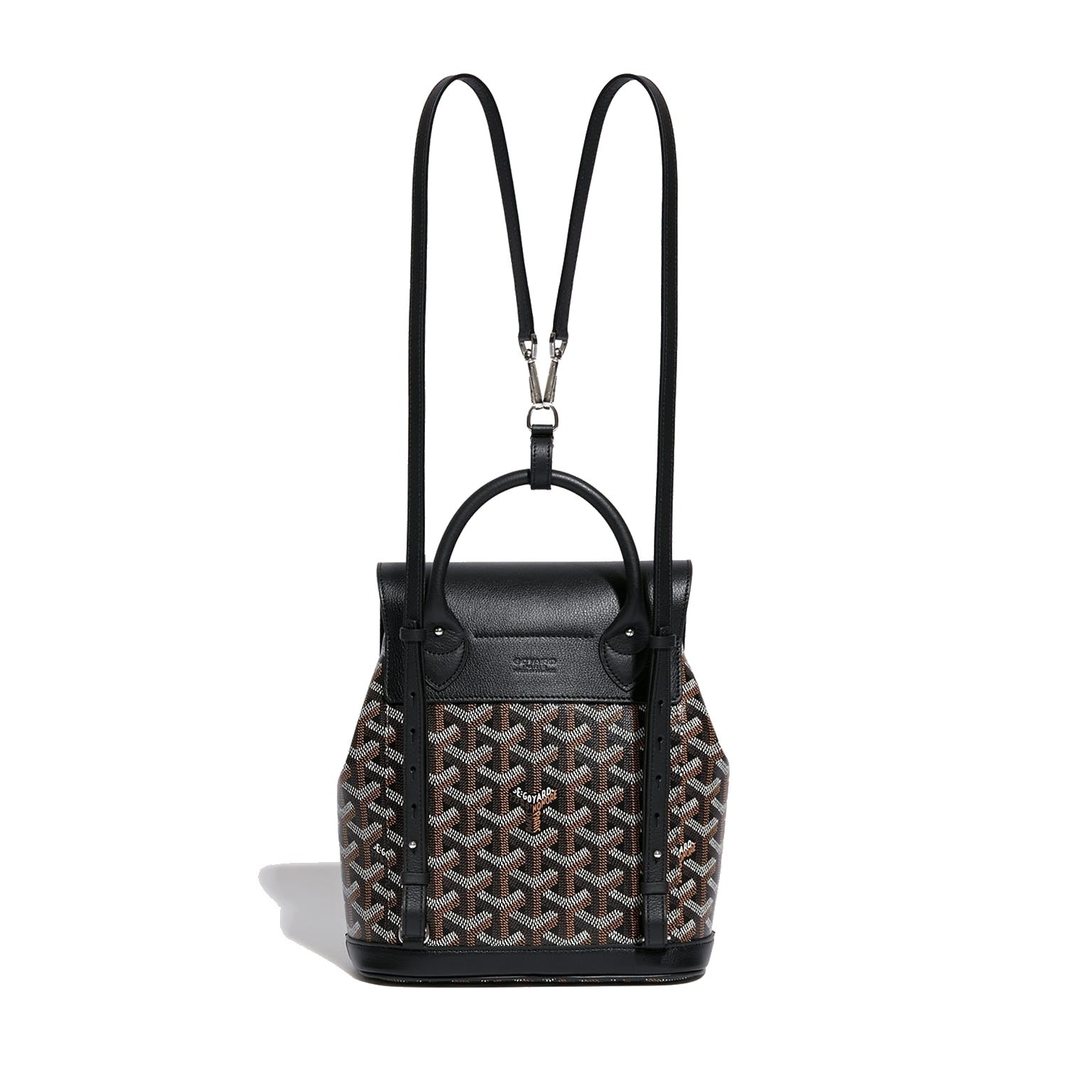 Mini Canvas Backpack - Black - 3
