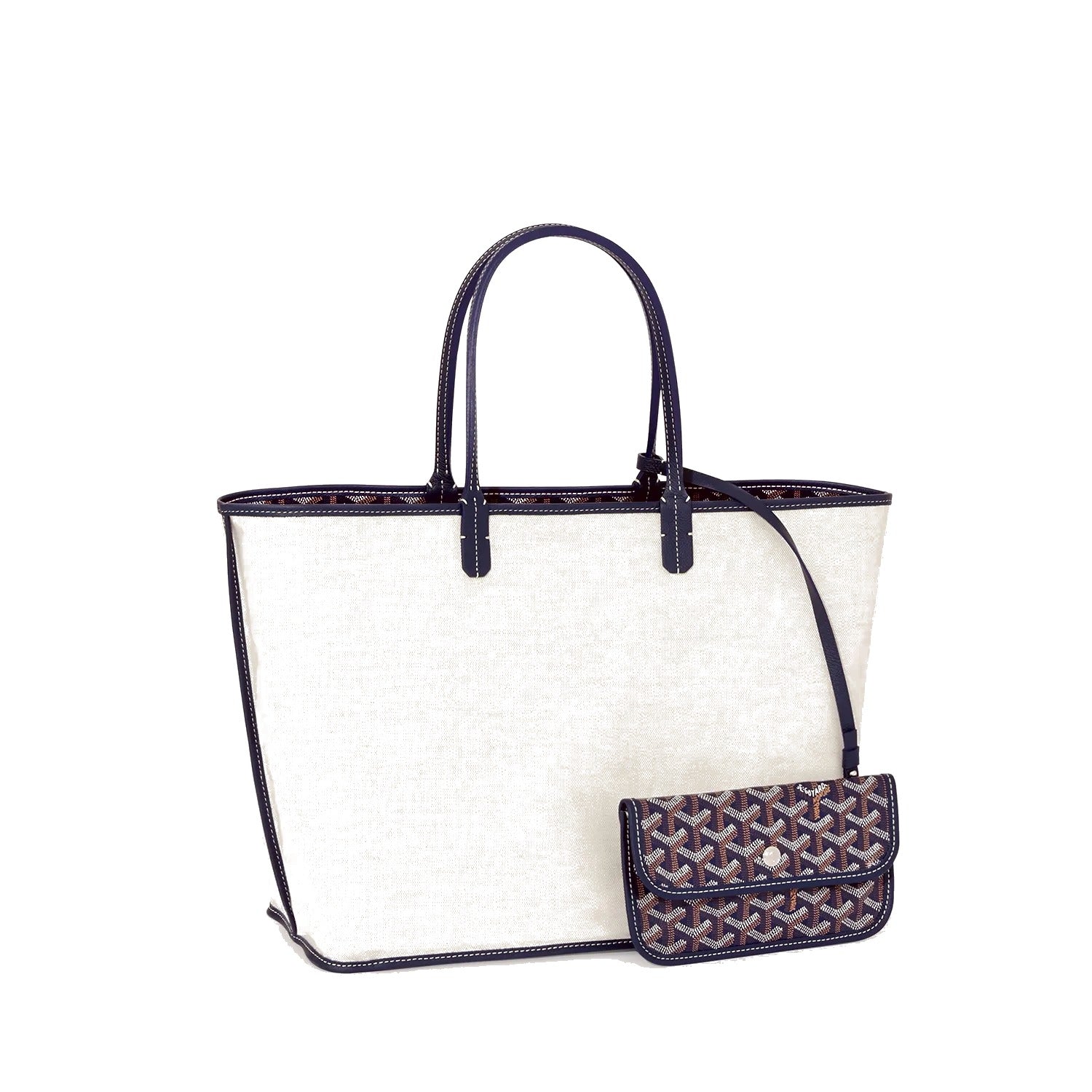 Lightweight Canvas Tote Bag - Small - Navy Blue - 46