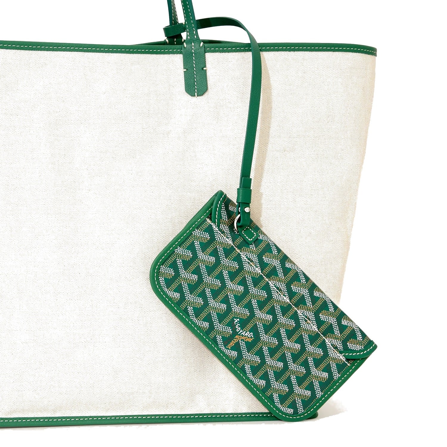 Lightweight Canvas Tote Bag - Large - Green - 36