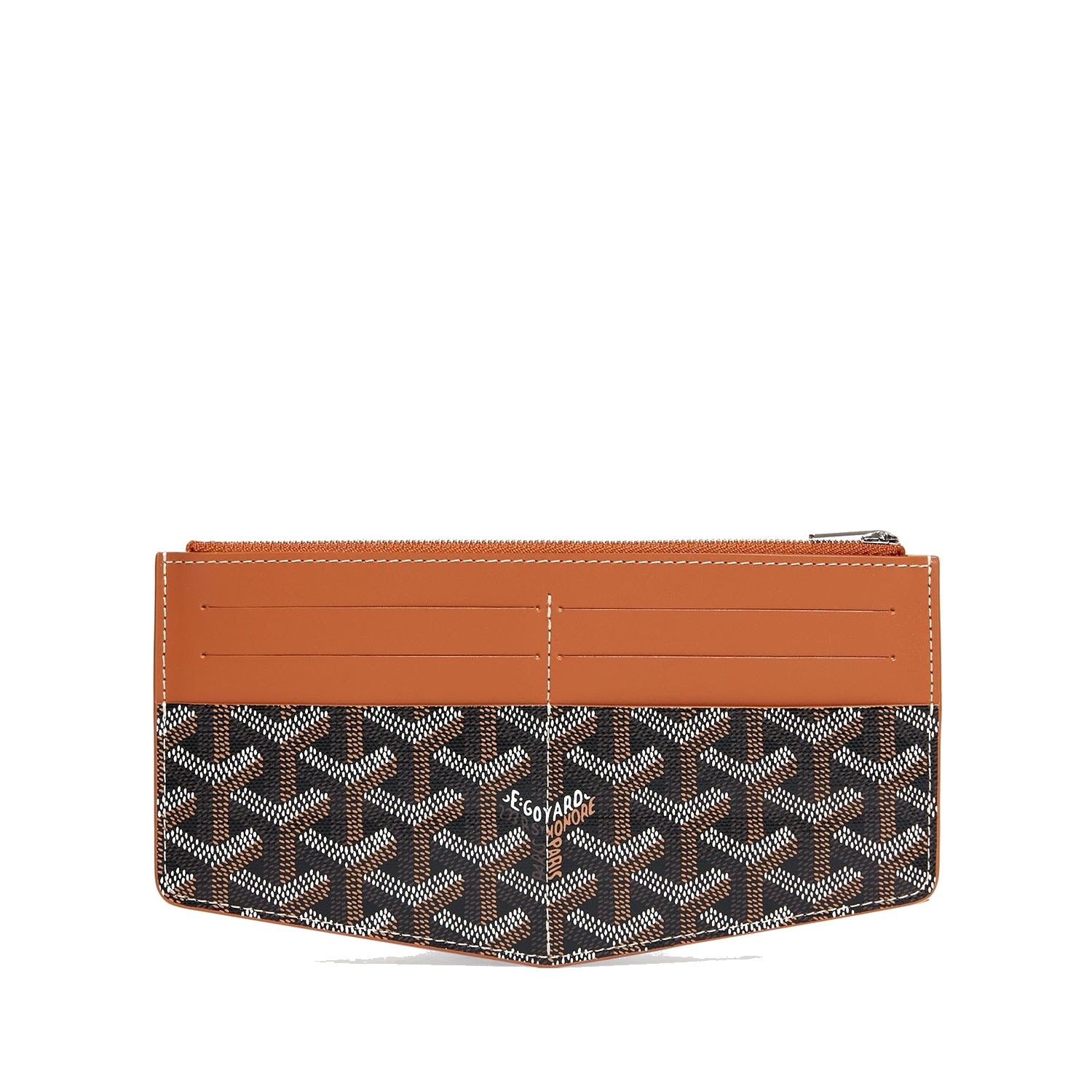 Zip-Around Wallet Insert - Black & Tan - 6